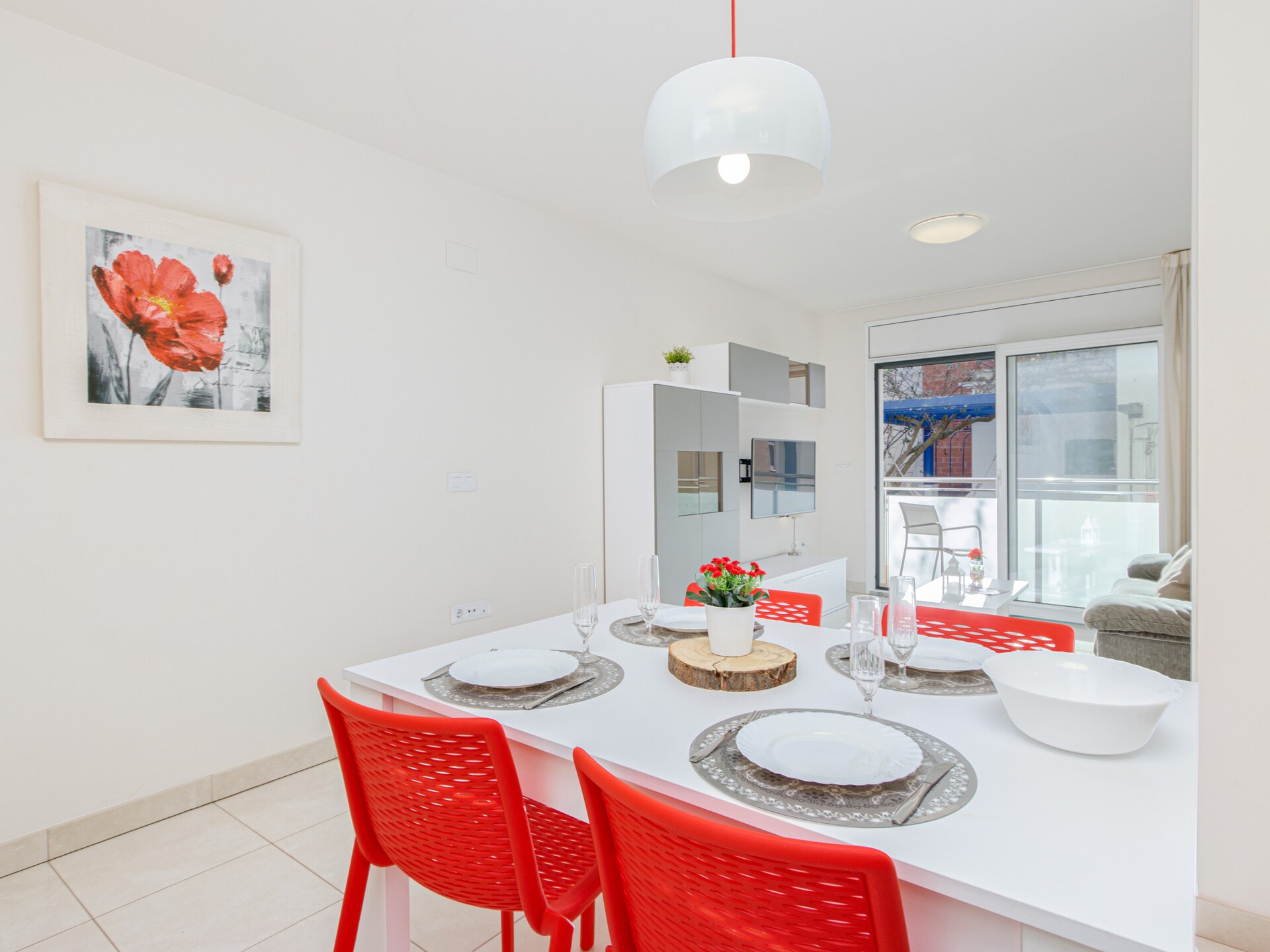 Modern appartement in Roses op 150m van strand met parkeerplaats - foto 9