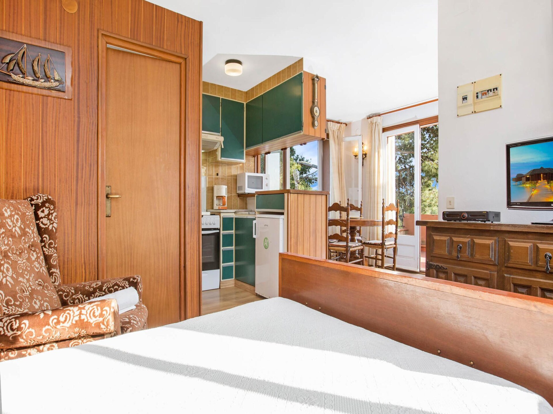 Knusse studio voor 2 aan de Costa Brava met gemeenschappelijk zwembad - foto 8
