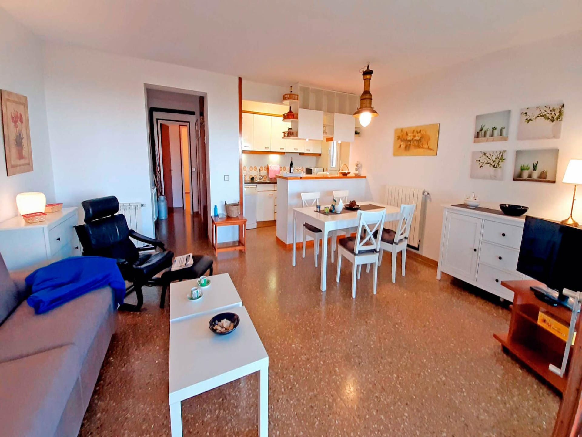 Aan het strand: Comfortabel appartement in Calella de Palafrugell - foto 1