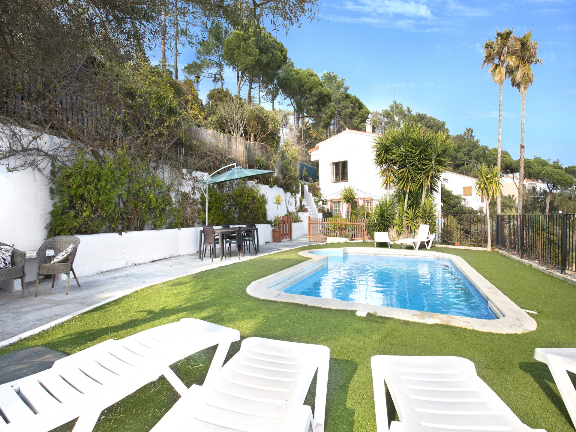 Villa Palmeras: Ruime villa met privézwembad en zeezicht bij Lloret de Mar - foto 18