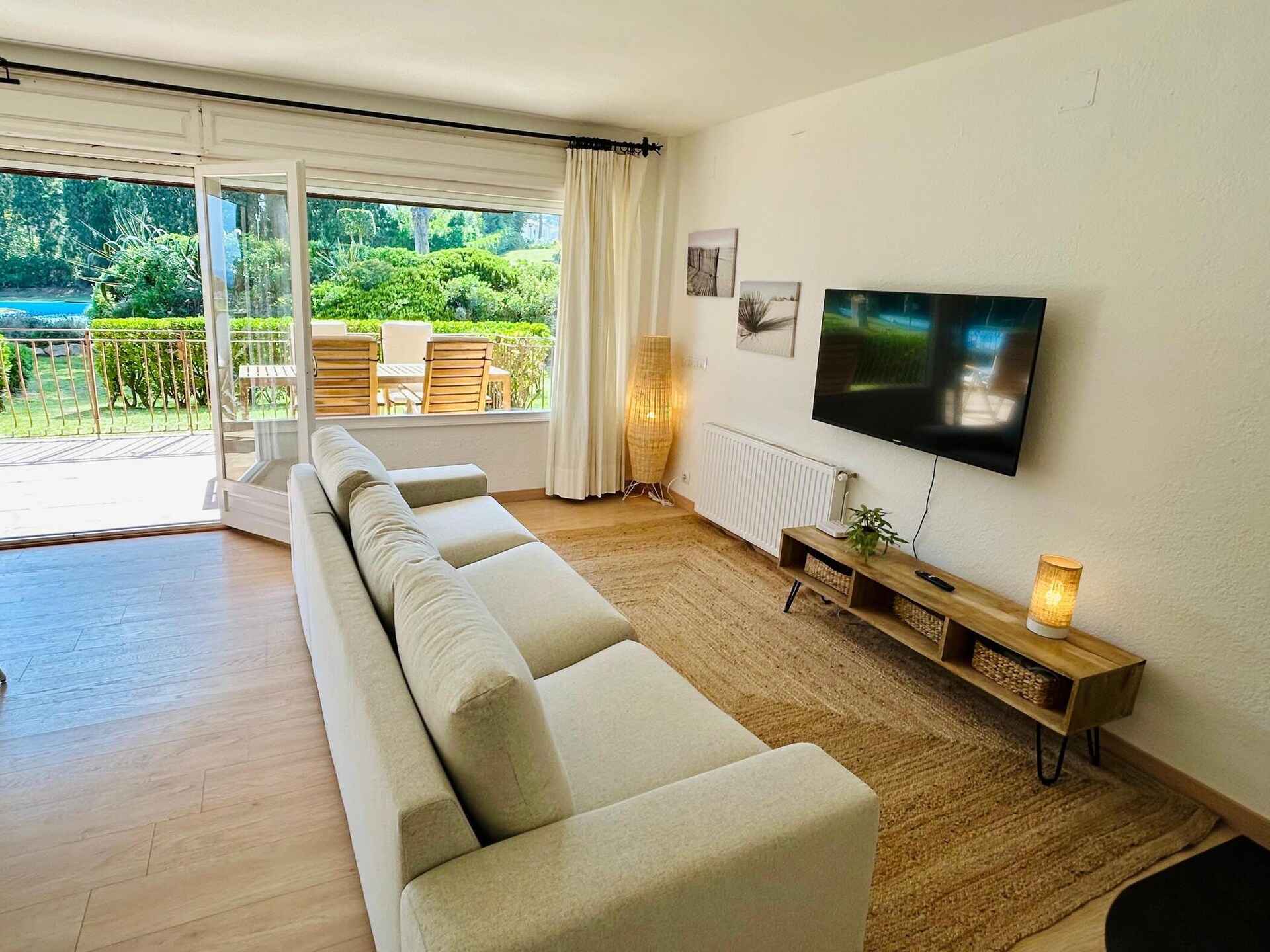 Rustiek appartement aan de golfbaan, 400m van strand in Calella - foto 1