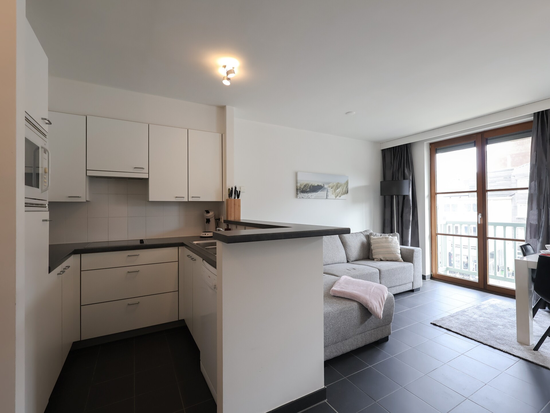 Golfbaan op 1 km: modern 4-persoons appartement in Oostduinkerke · 70 m² - foto 8