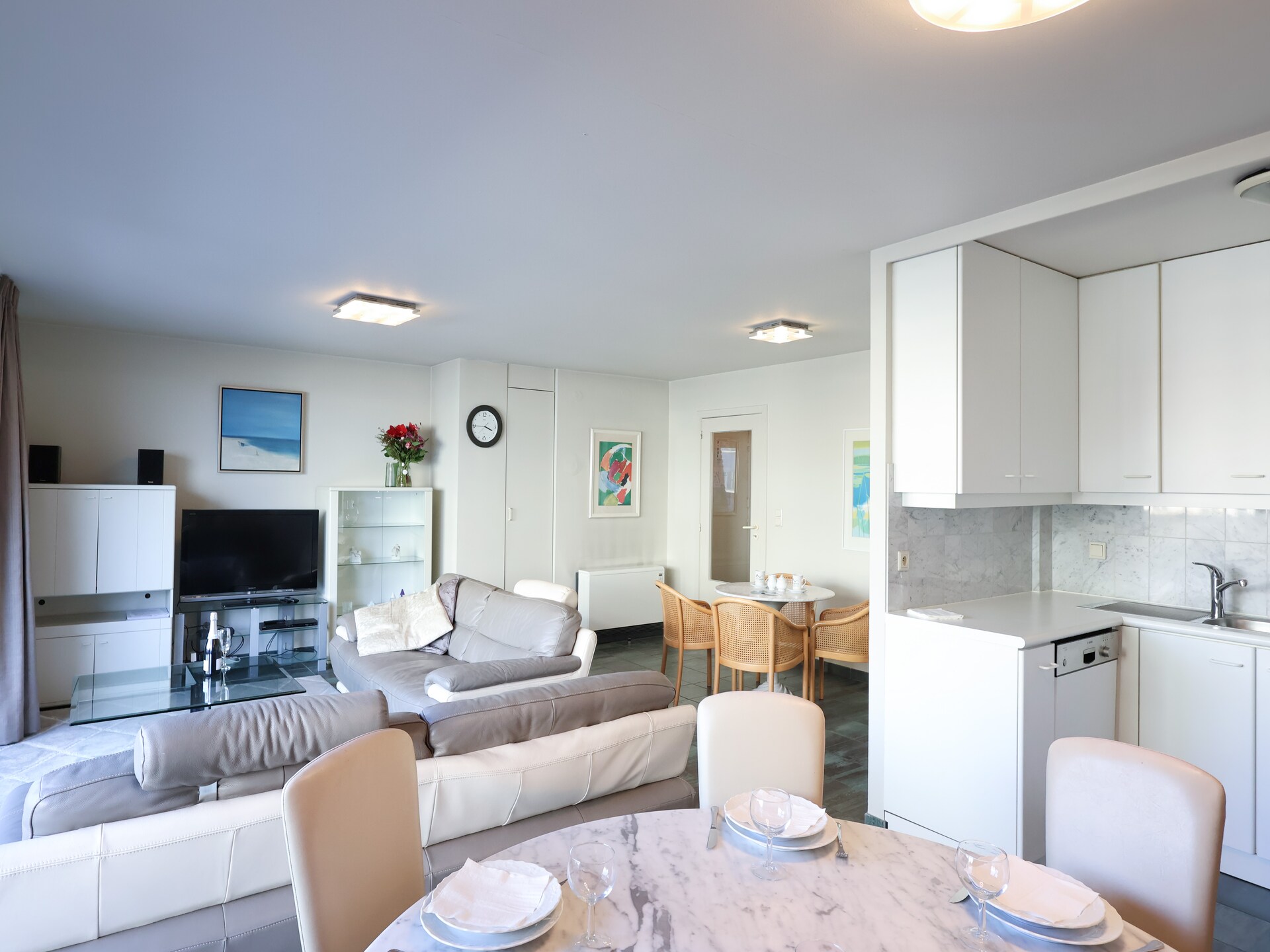 6-persoons penthouse aan zee in Oostduinkerke met panoramisch terras - foto 8