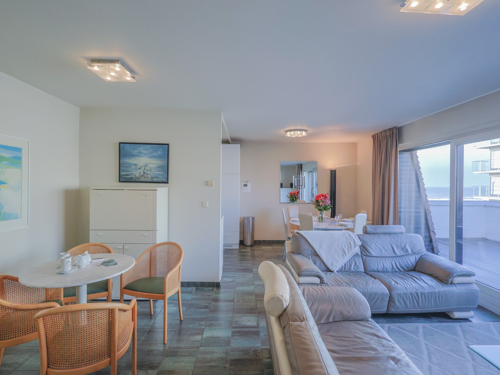 6-persoons penthouse aan zee in Oostduinkerke met panoramisch terras - foto 1