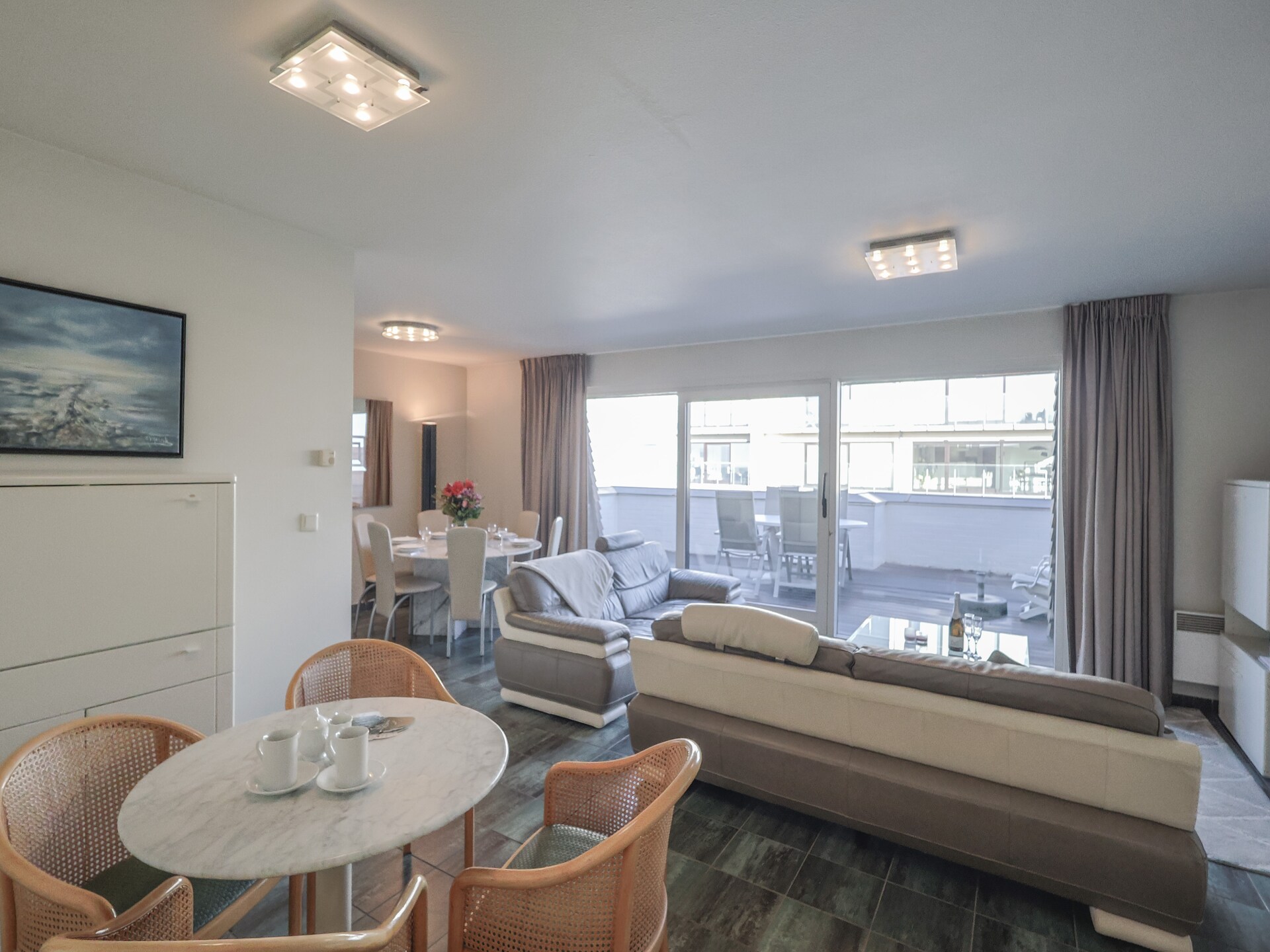 6-persoons penthouse aan zee in Oostduinkerke met panoramisch terras - foto 9