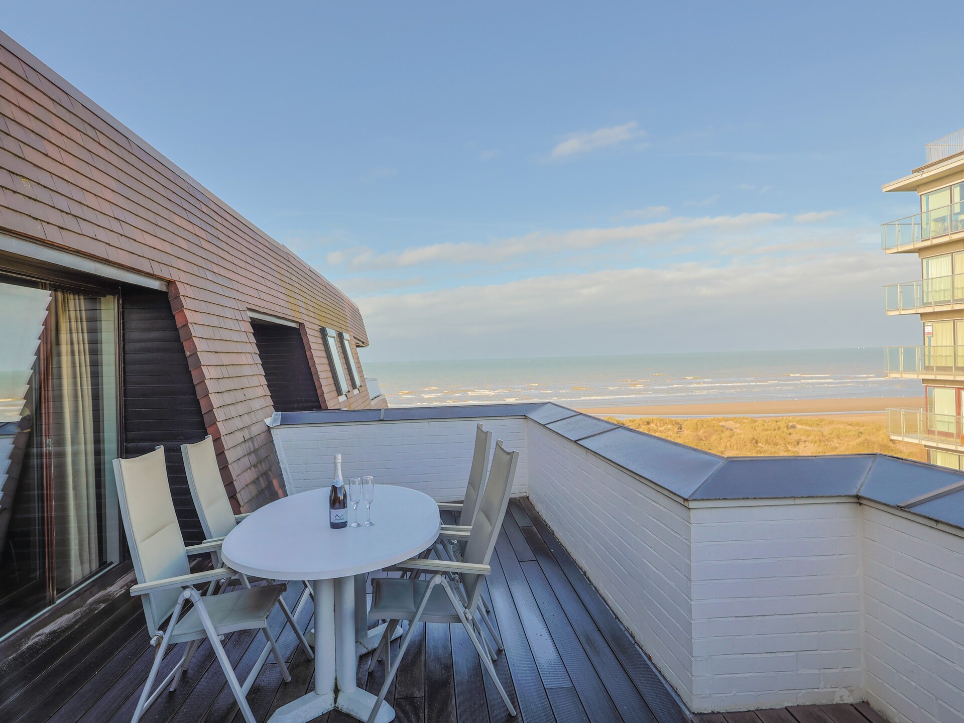 6-persoons penthouse aan zee in Oostduinkerke met panoramisch terras - foto 5