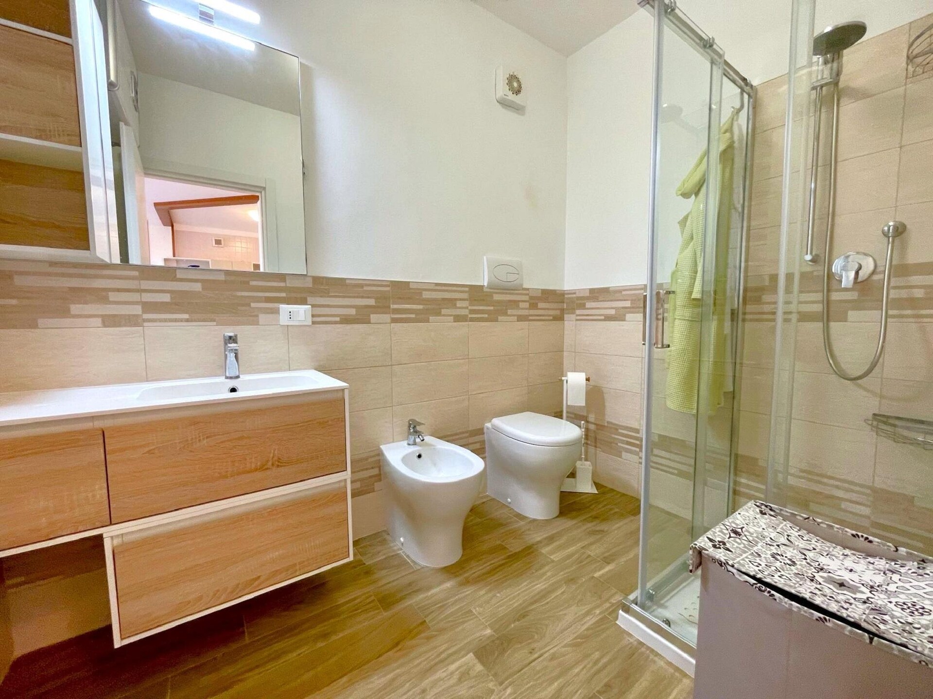 Zonovergoten appartement met zwembad op 50 meter van zee in Porto Santa Margherita - foto 10
