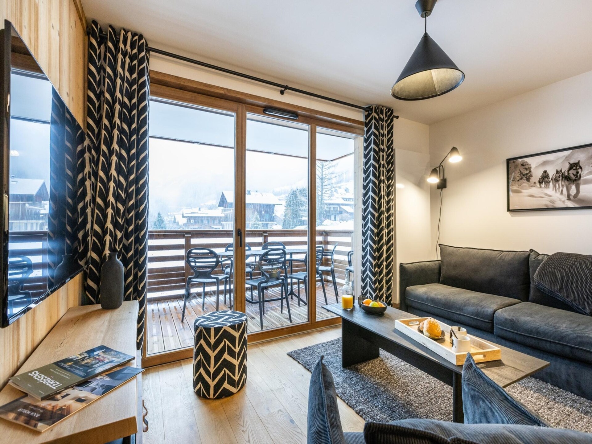 Ruim 8-persoons appartement in La Chapelle d'Abondance met balkon en bergzicht - foto 22