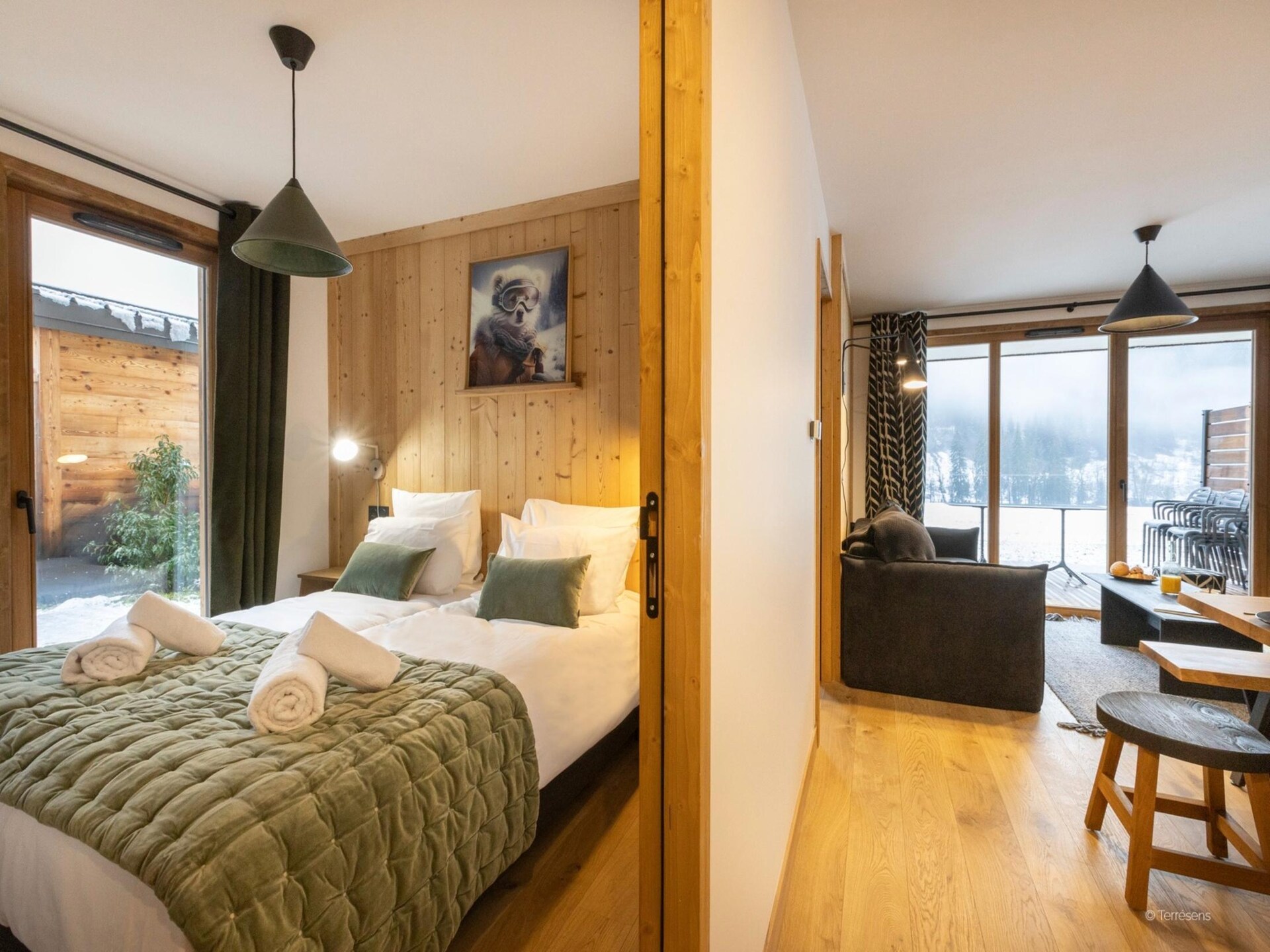 Ruim appartement voor 8 personen in La Chapelle d'Abondance, direct aan de piste - foto 19