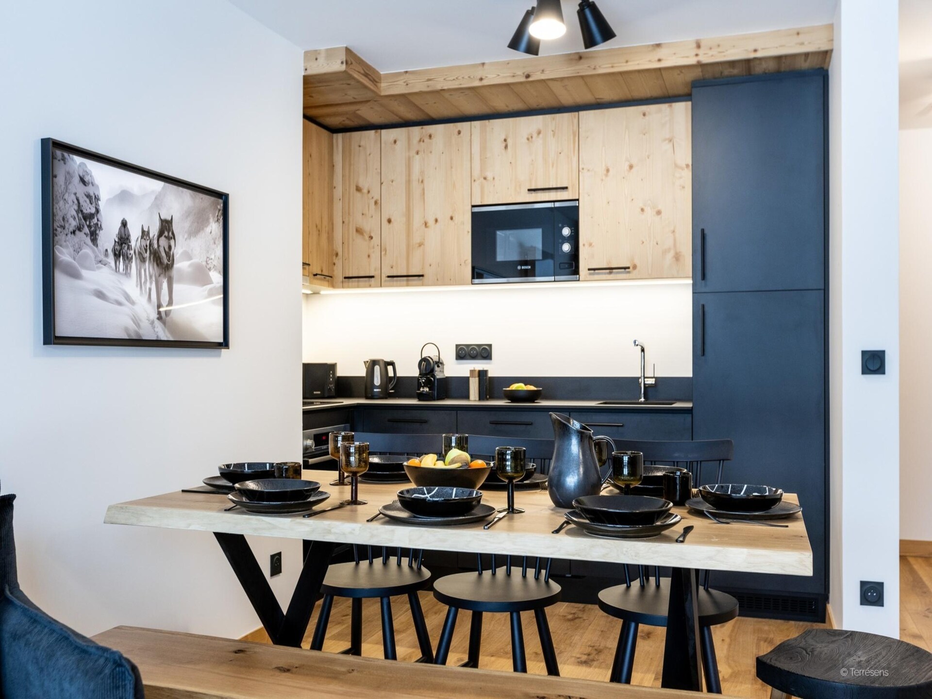 Ruim 8-persoons appartement in La Chapelle d'Abondance met balkon en wifi - foto 3