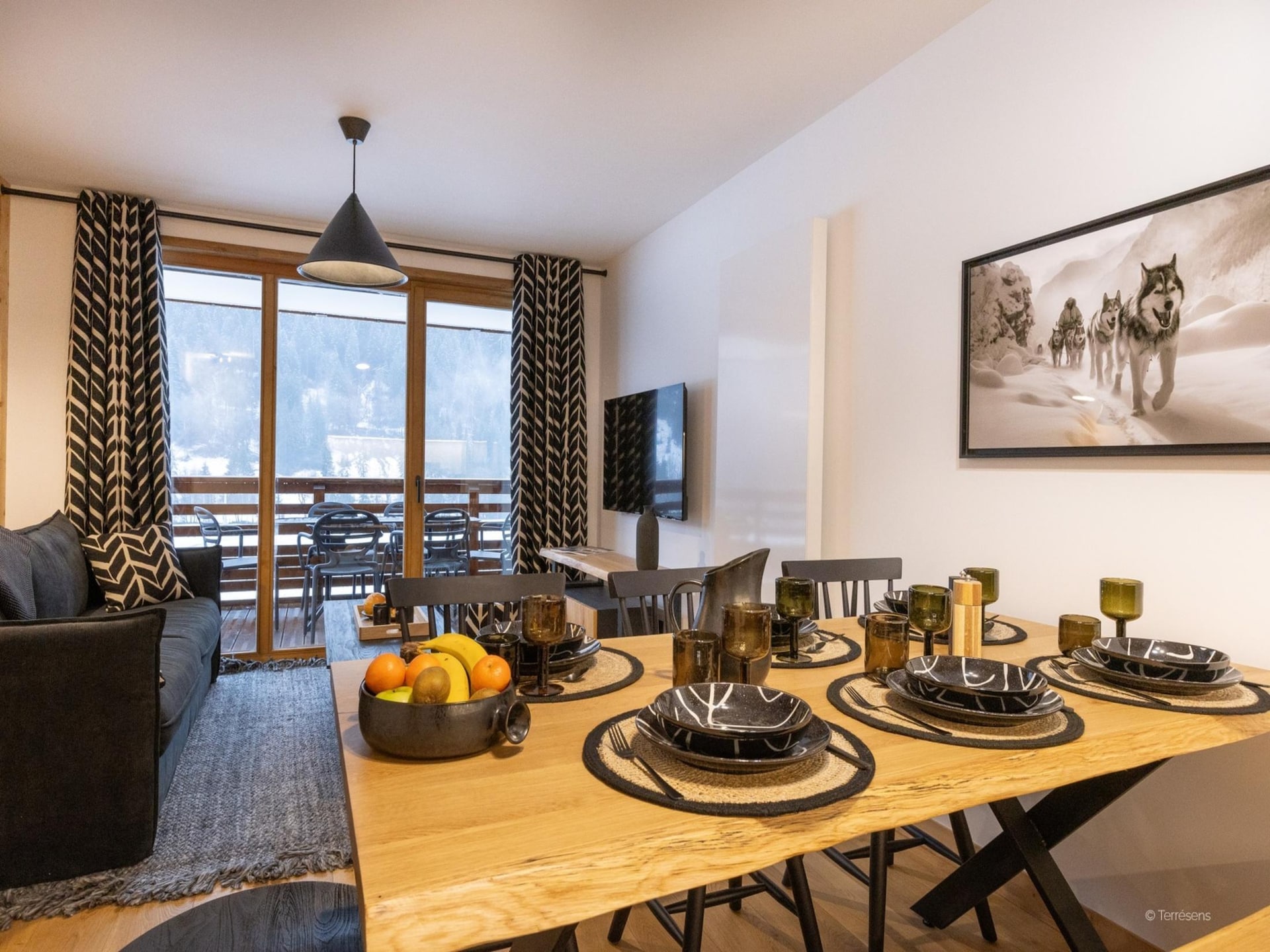 Ruim 8-persoons appartement in La Chapelle d'Abondance met balkon en wifi - foto 15