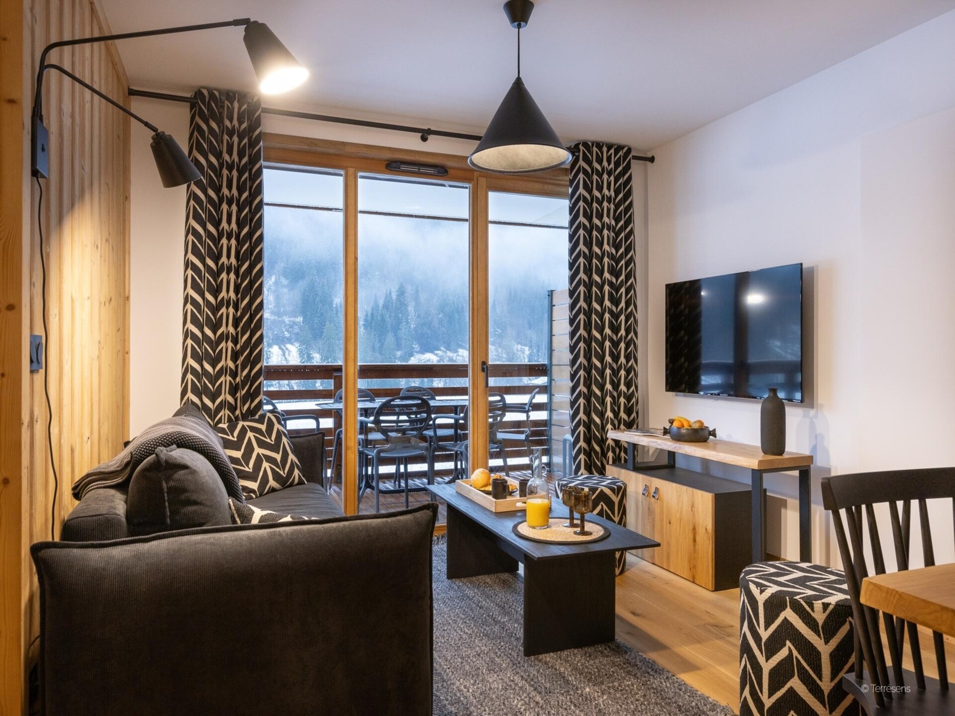 Ruim 8-persoons appartement in La Chapelle d'Abondance met balkon en wifi - foto 13