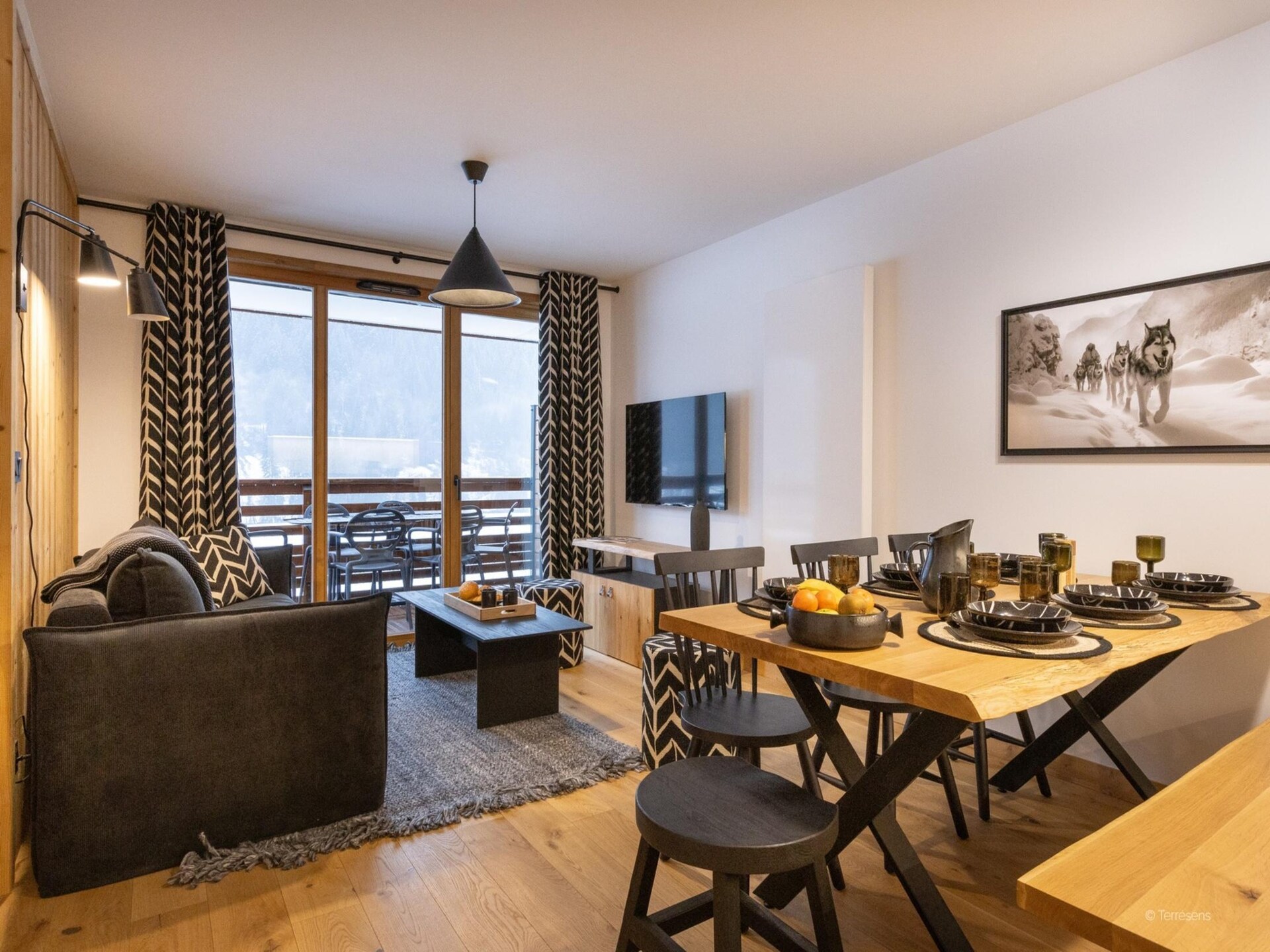 Ruim 8-persoons appartement in La Chapelle d'Abondance met balkon en wifi - foto 14