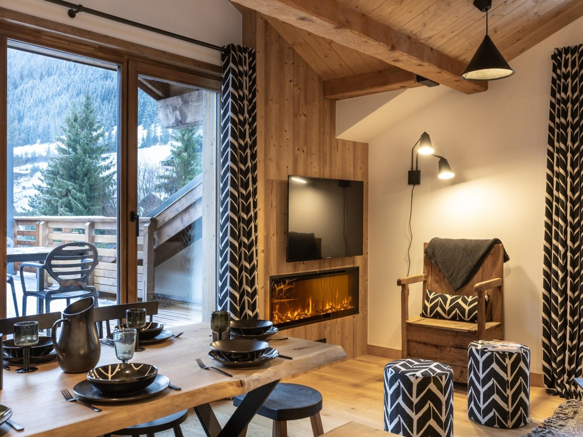 Ruim appartement 10p in La Chapelle d'Abondance, direct aan de piste - foto 19