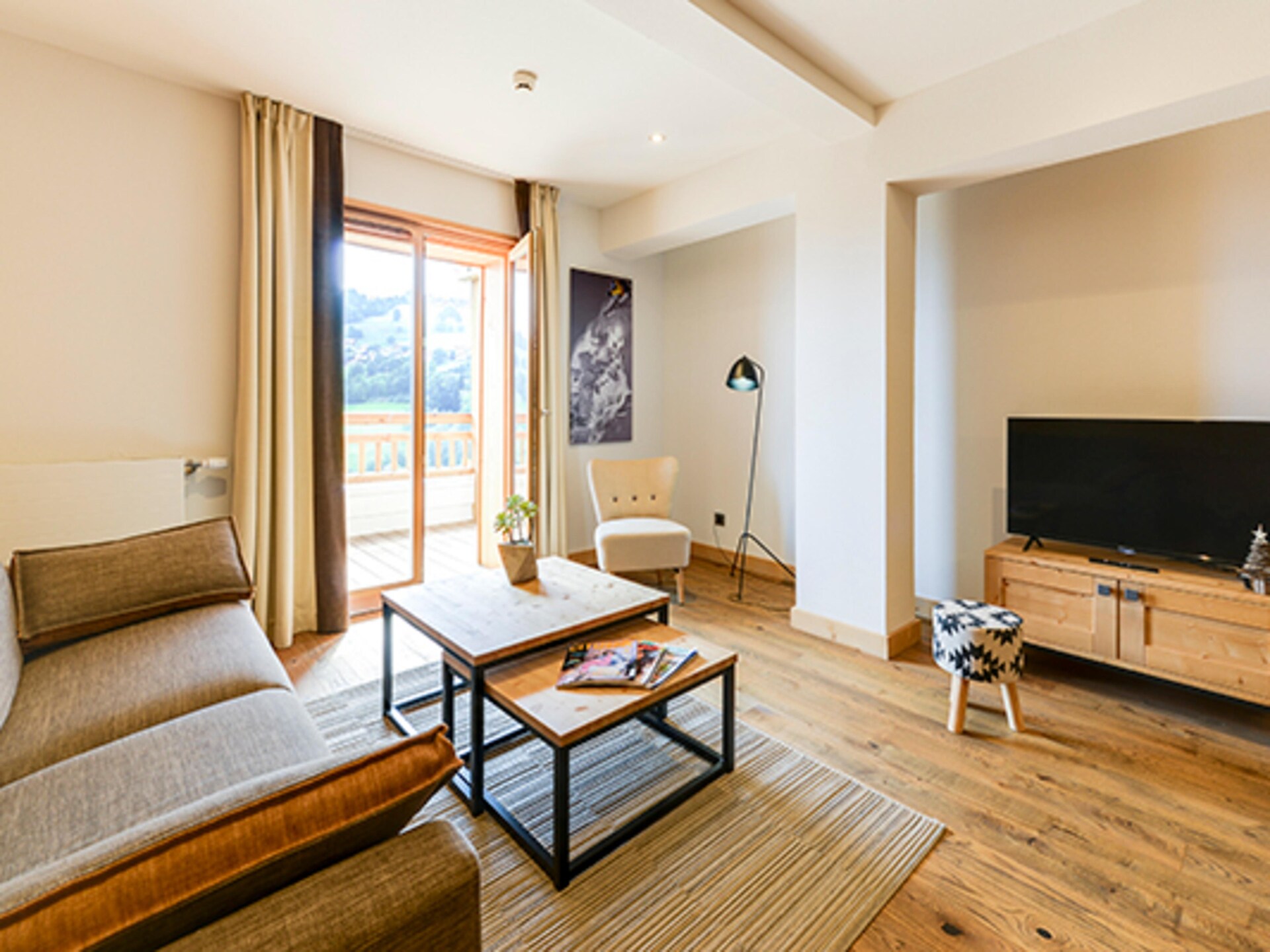 Ruim appartement voor 8 in Combloux met uitzicht op de Mont Blanc - foto 1