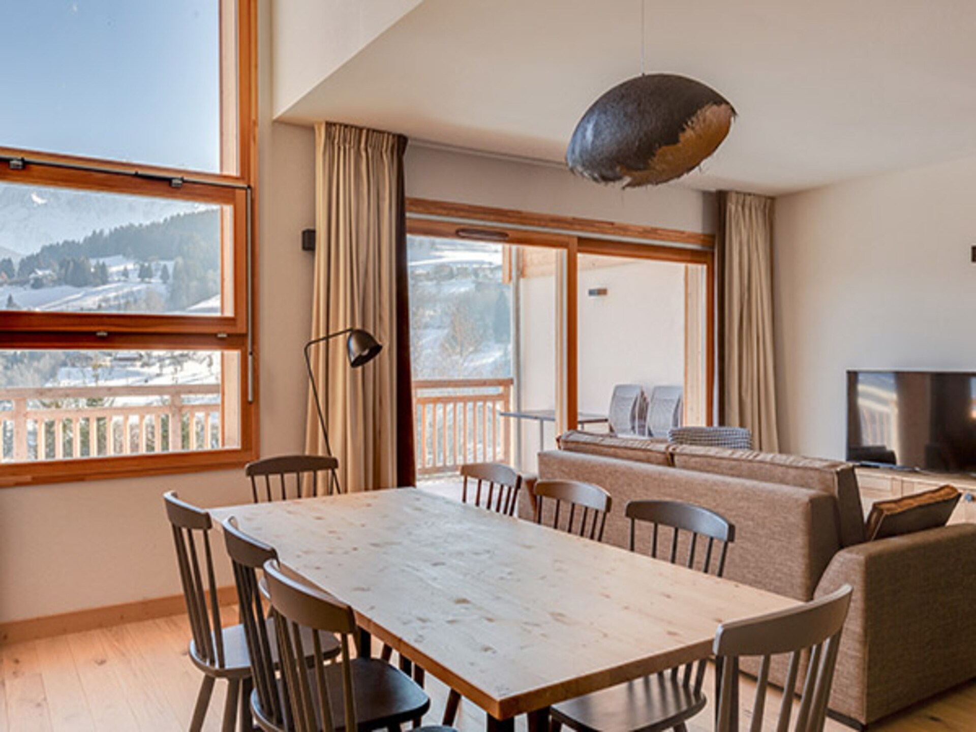 Ruim Alpenappartement 10p met sauna, zwembad & zicht op Mont Blanc - foto 5