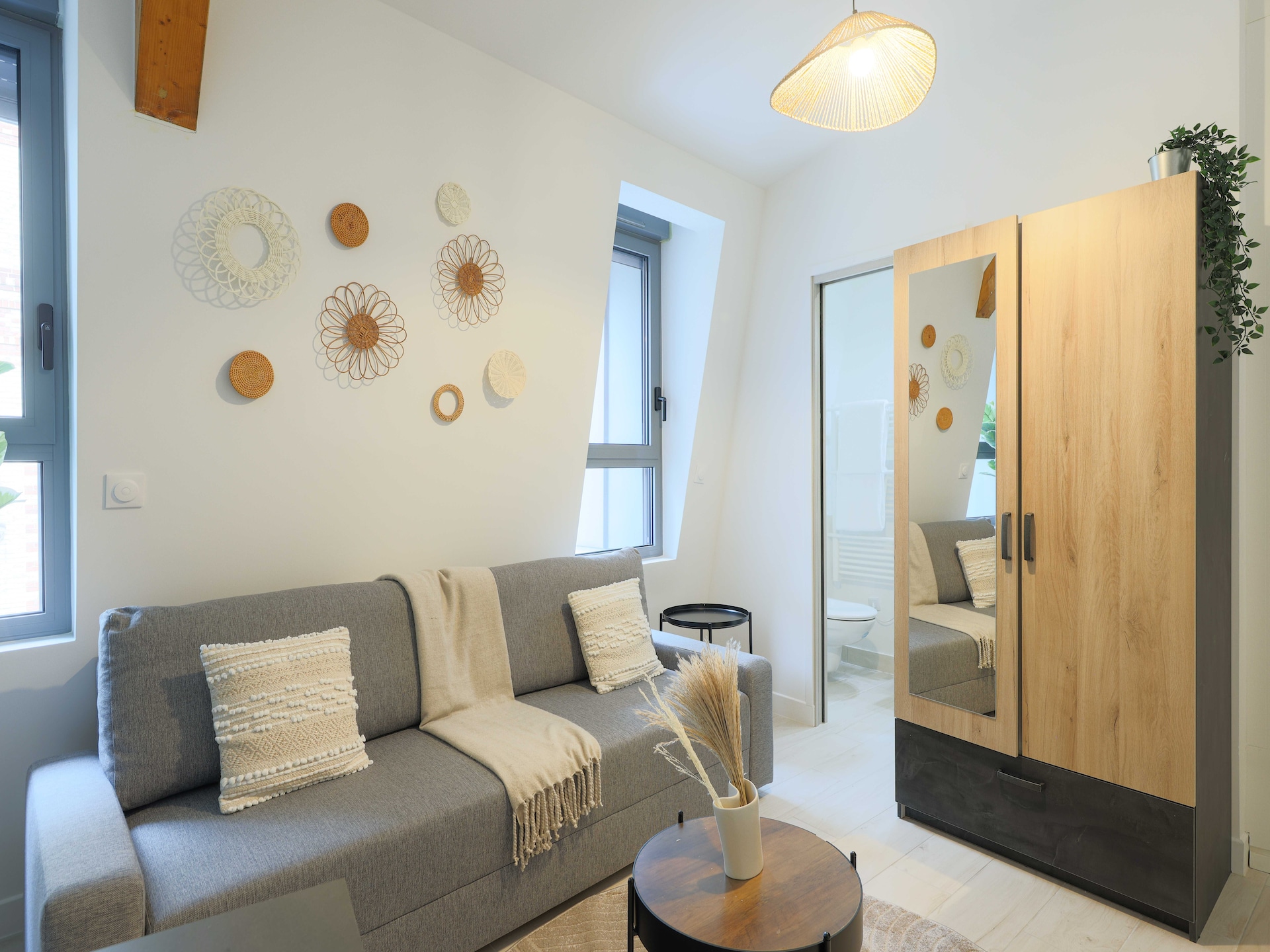 Compacte moderne studio nabij Parijs met airco en WiFi - foto 2