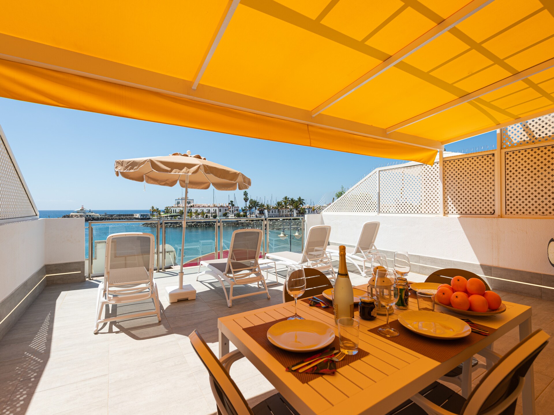 Strandappartement Blue Sea I in Playa de Mogán met zeezicht en terras - foto 23