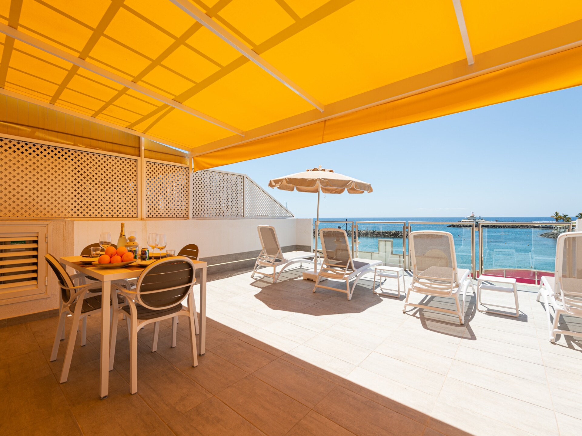 Strandappartement Blue Sea I in Playa de Mogán met zeezicht en terras - foto 14