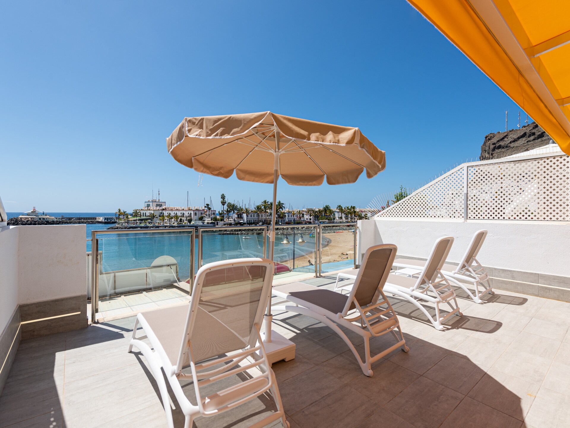 Strandappartement Blue Sea I in Playa de Mogán met zeezicht en terras - foto 11