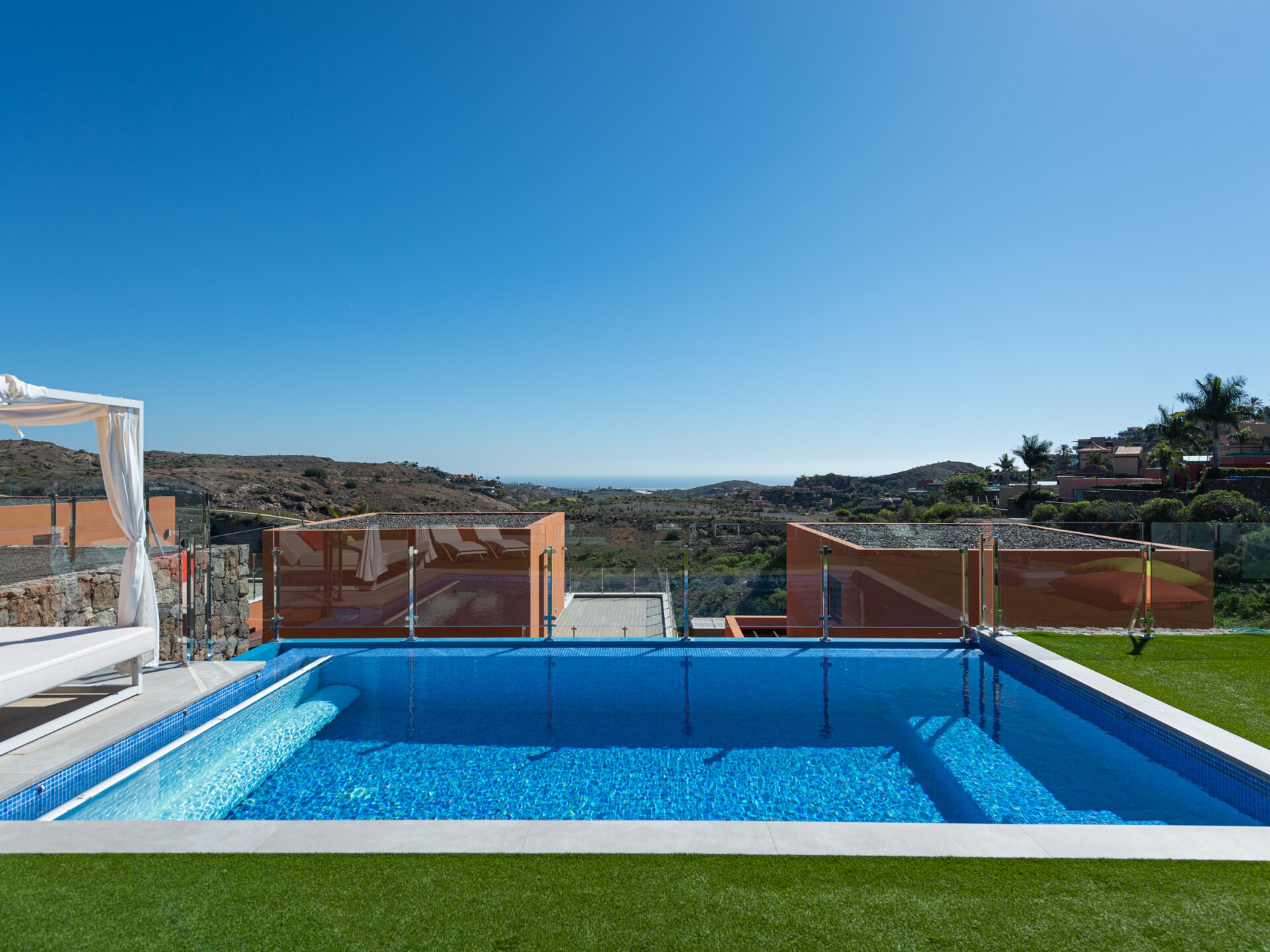 Luxe chalet met privézwembad en zeezicht nabij Maspalomas - foto 11