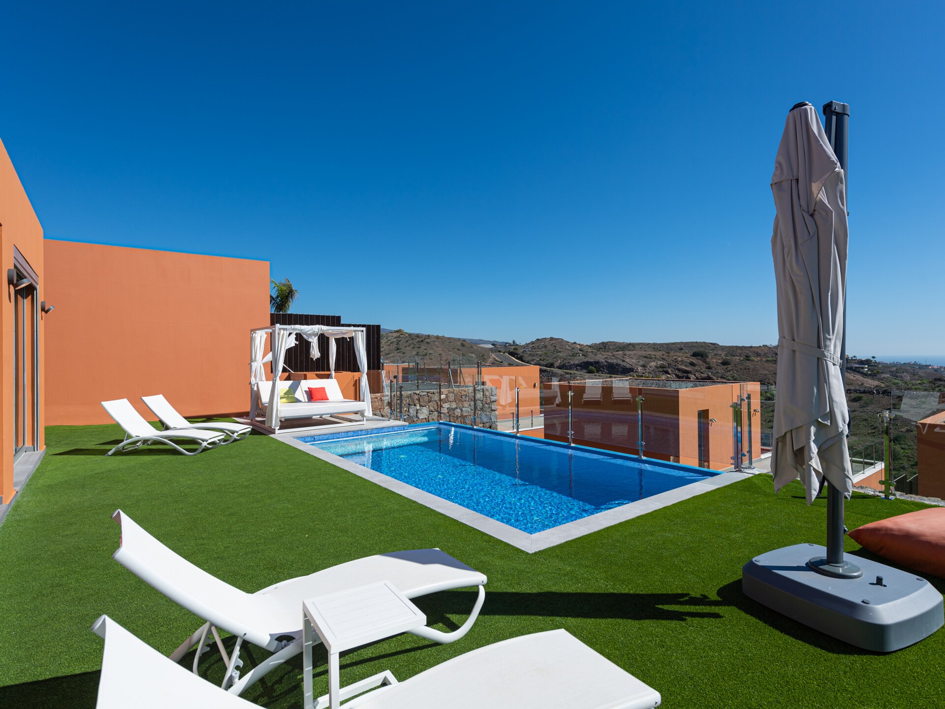 Luxe chalet met privézwembad en zeezicht nabij Maspalomas - foto 24