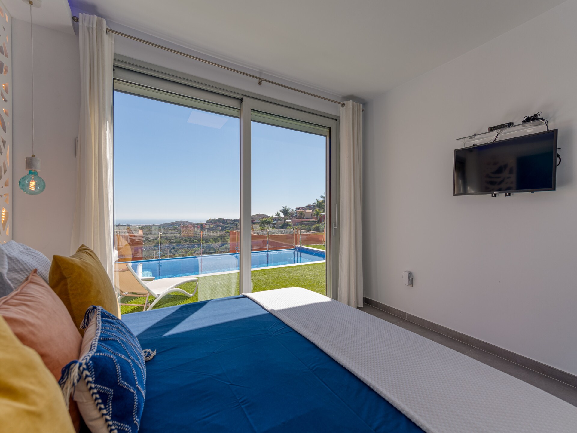 Luxe chalet met privézwembad en zeezicht nabij Maspalomas - foto 15