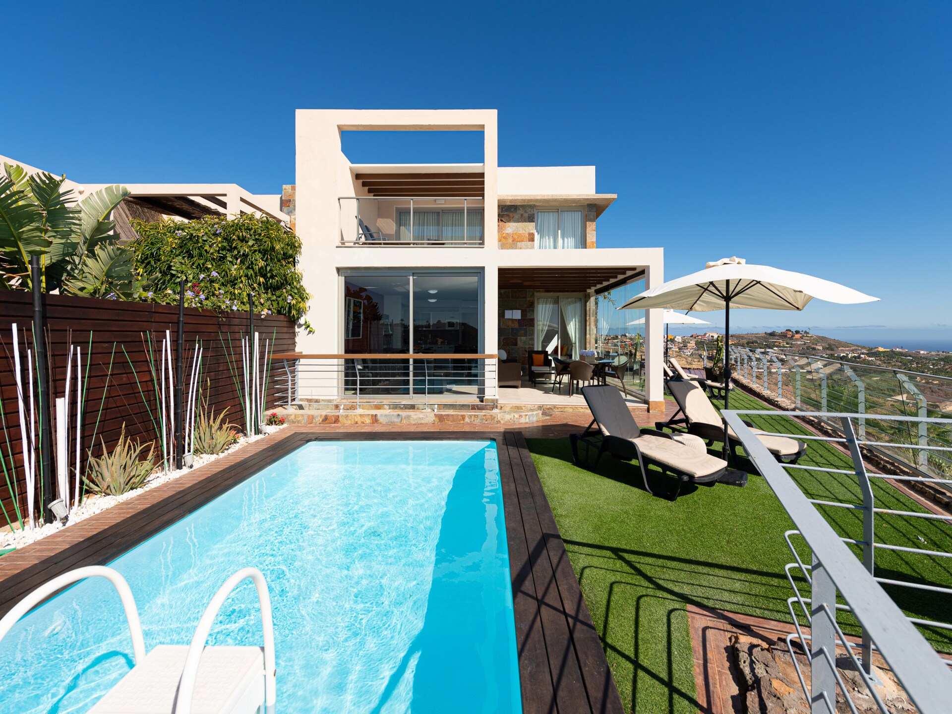 Luxe villa aan golfbaan met privézwembad en zeezicht in Gran Canaria - foto 1