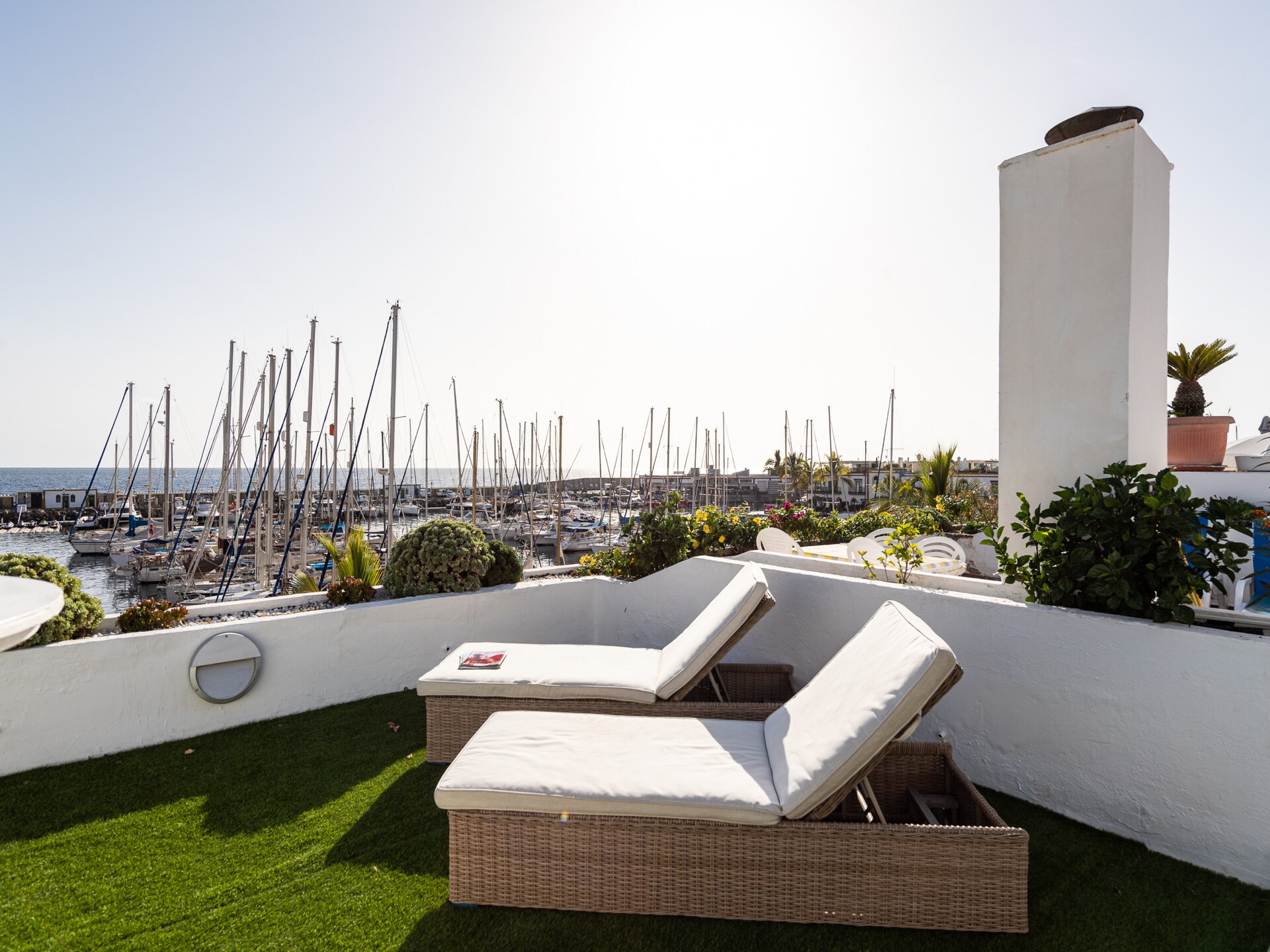 Sfeervol appartement aan de golfbaan met zeezicht in Puerto de Mogán - foto 36
