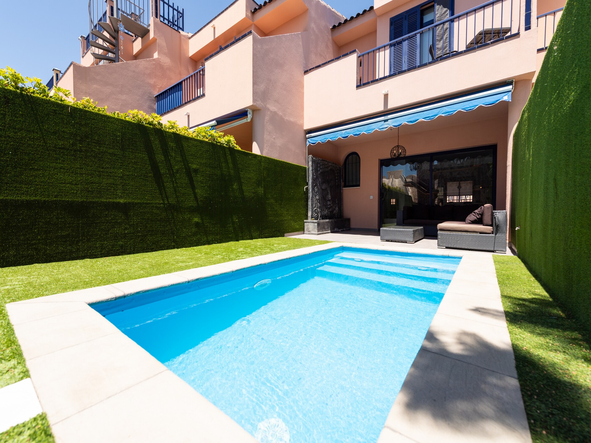 Op 500 m van het strand: luxe appartement met privézwembad in Maspalomas - foto 1