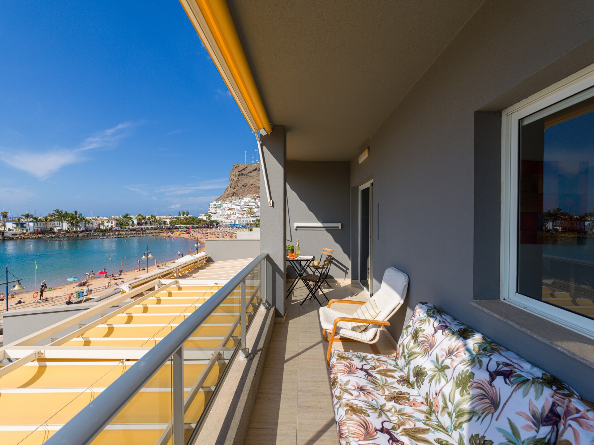Aan het strand: Luxe vakantiehuis Mogan Playa in Mogán - foto 5