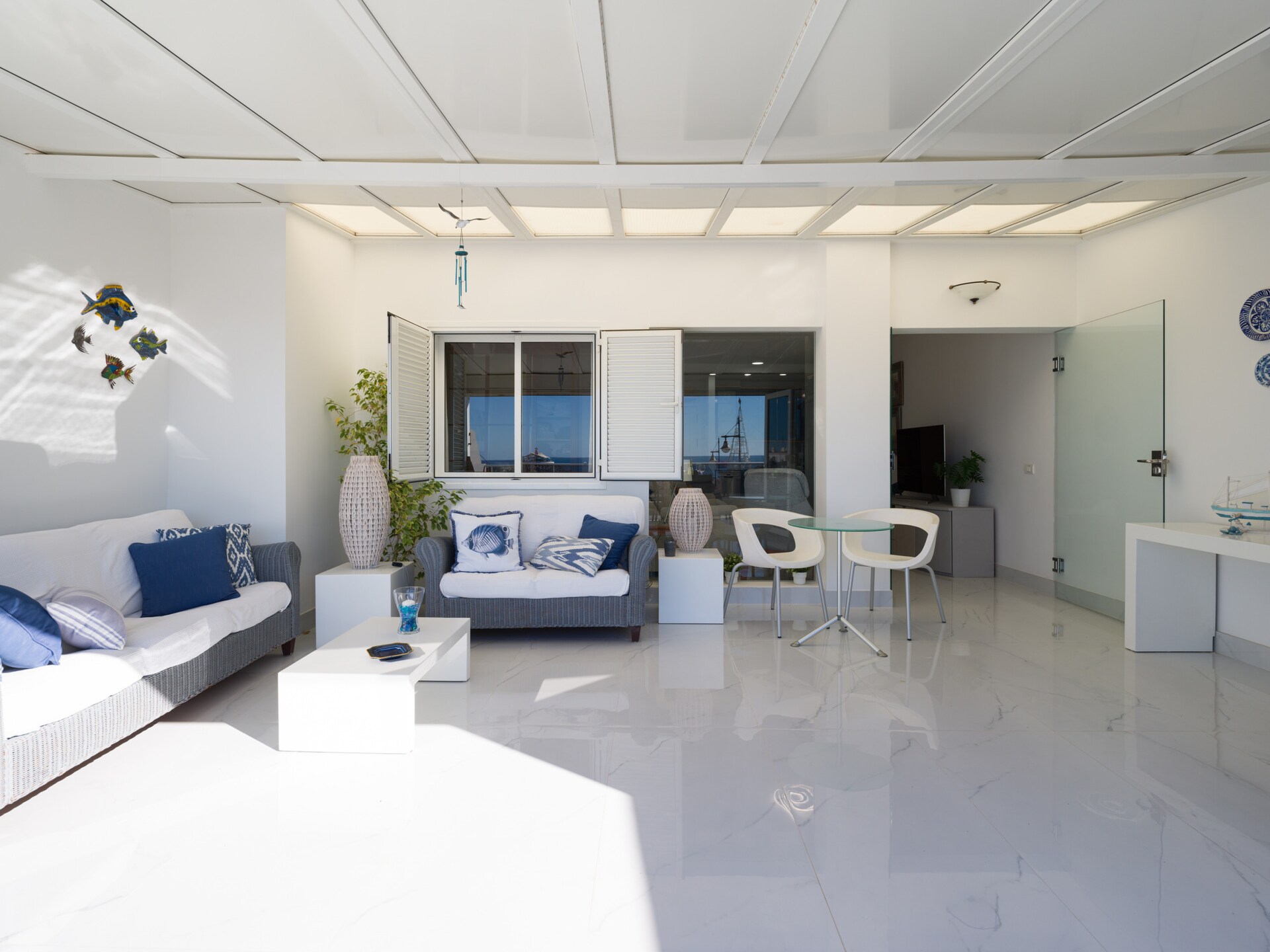 Mogan Beach Blue Sky: Zeezichtvakantiehuis op 20 meter van het strand - foto 39