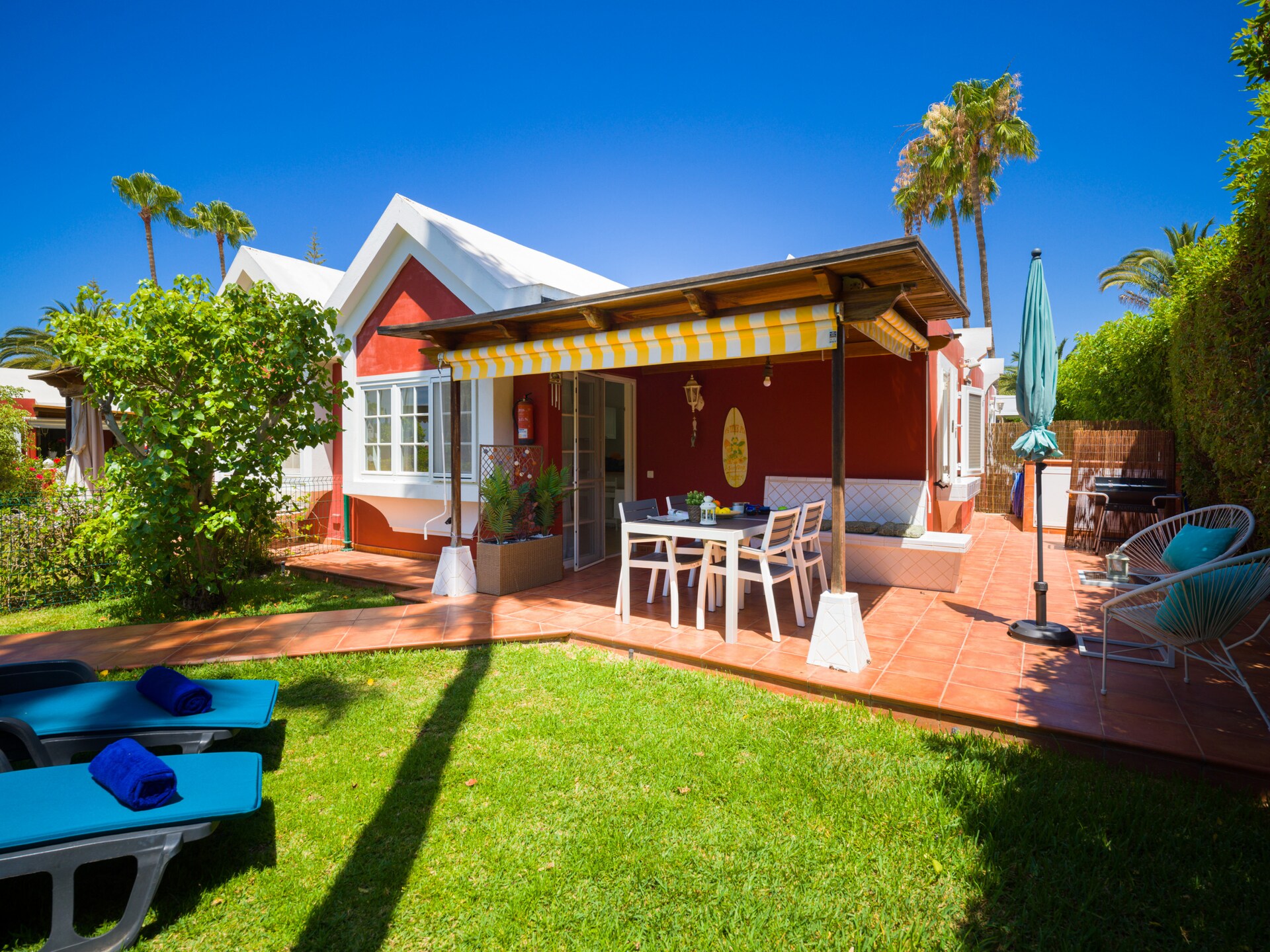 Zonnige golfbungalow met privétuin en barbecue in San Bartolomé - foto 1