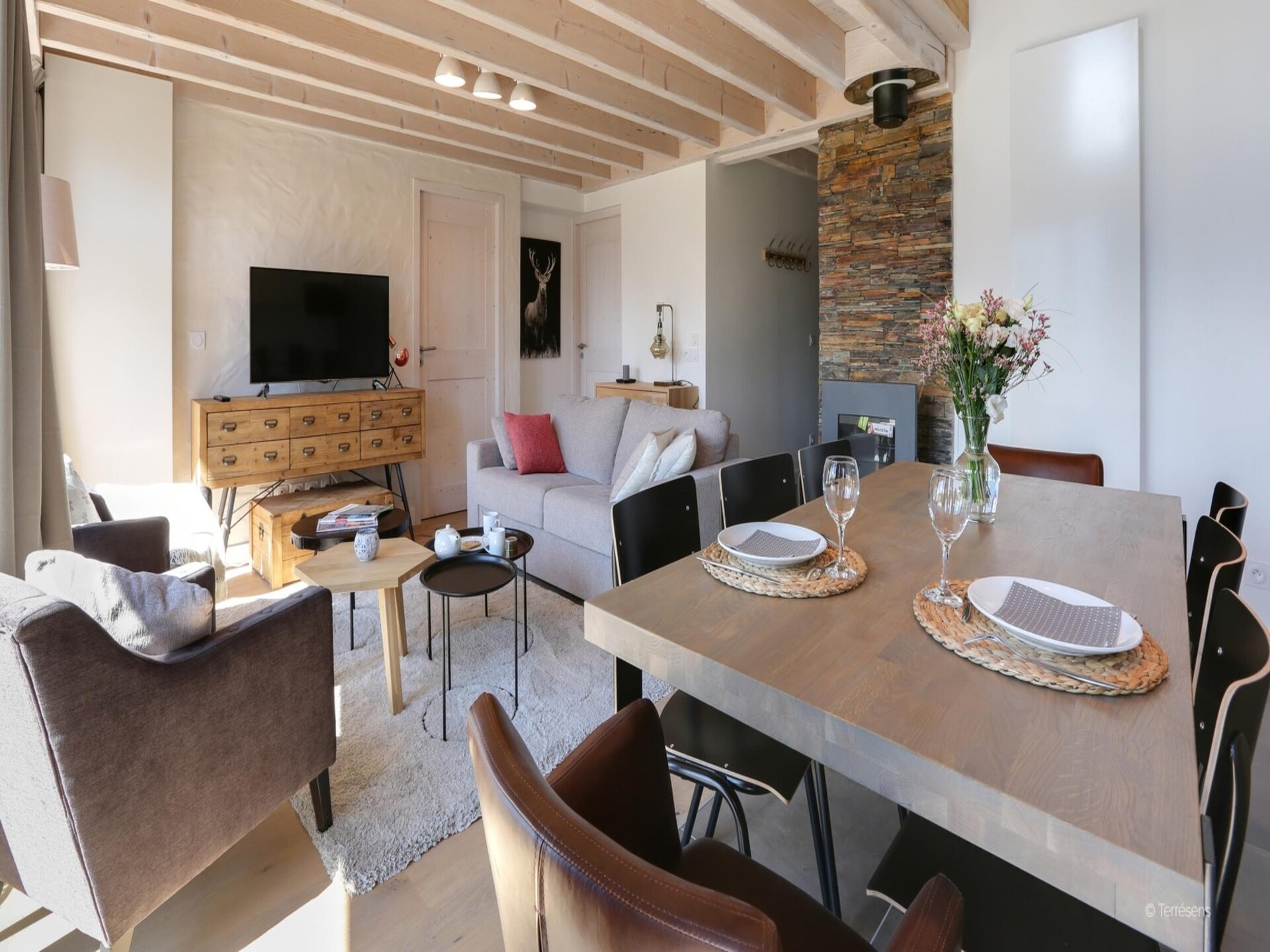 Ruim appartement in La Rosière Montvalezan voor 8 personen - foto 11