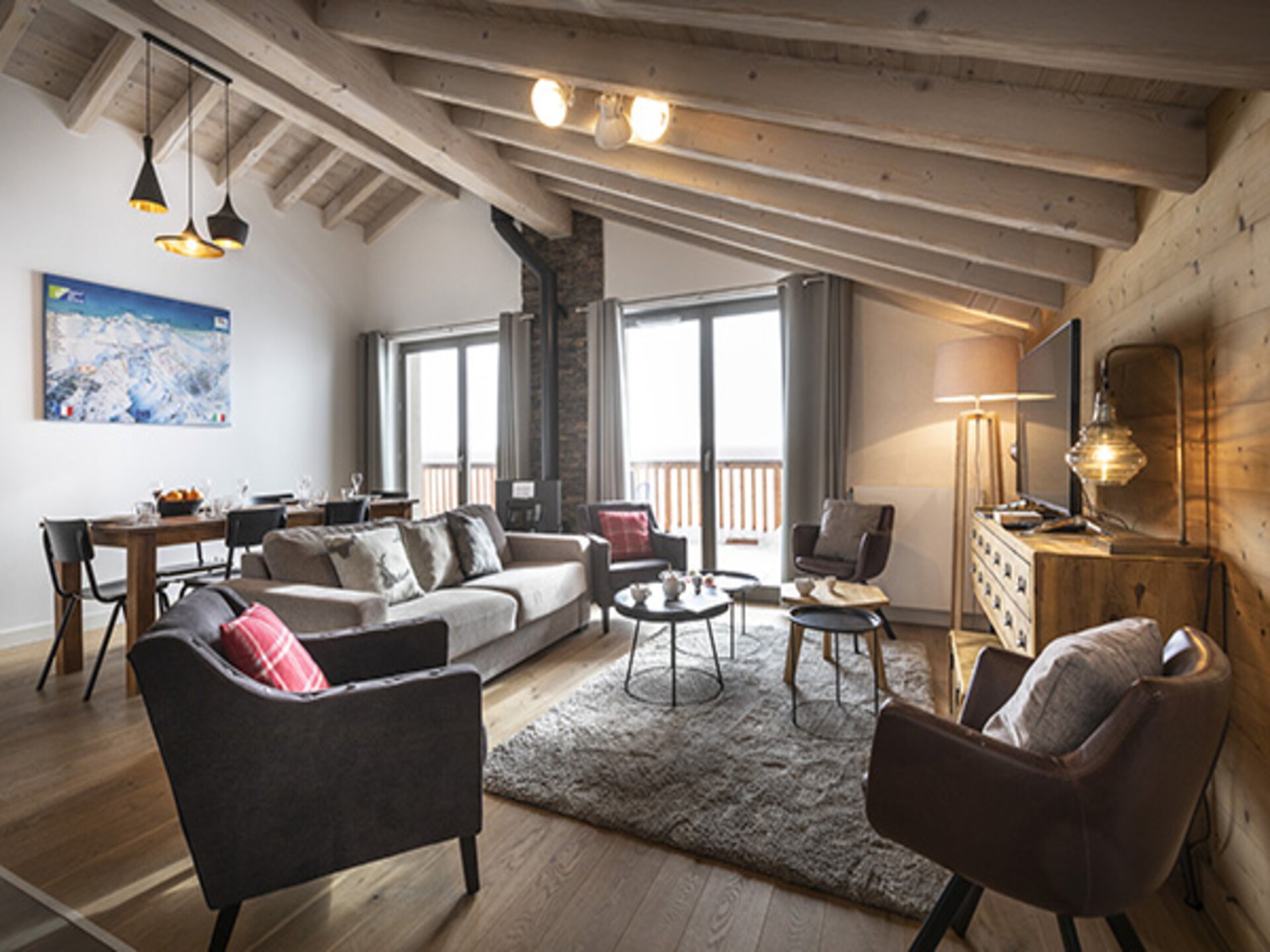 Ruim appartement in La Rosière Montvalezan voor 8 personen - foto 1