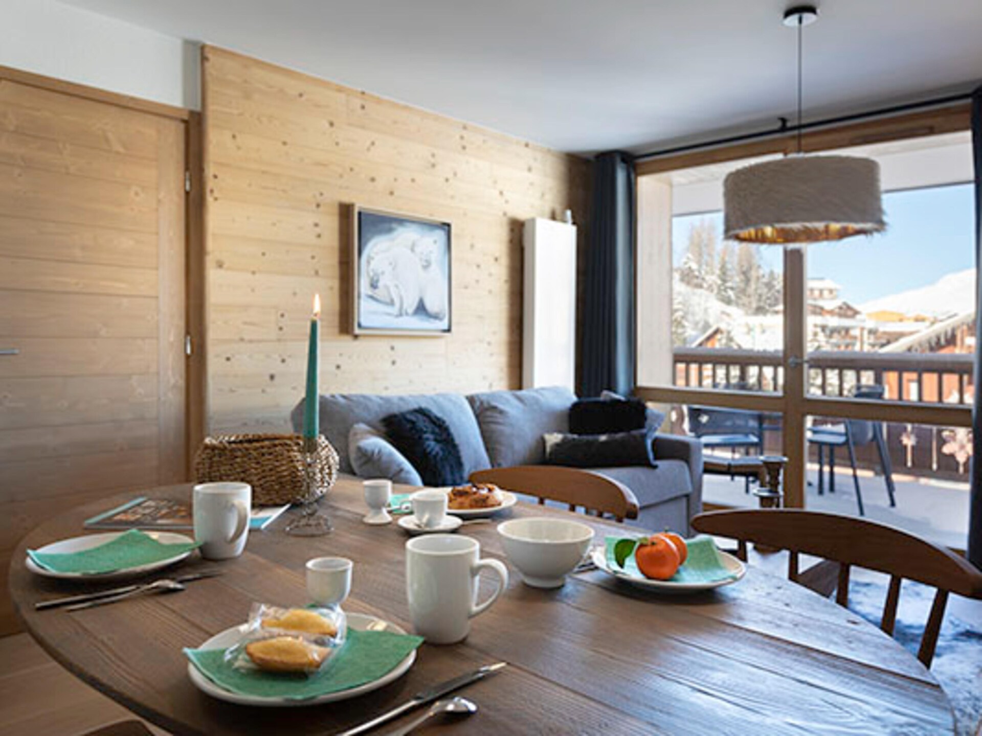 Modern appartement in hartje Les Deux Alpes, 6 pers., 2 badkamers, huisdier toegestaan - foto 13