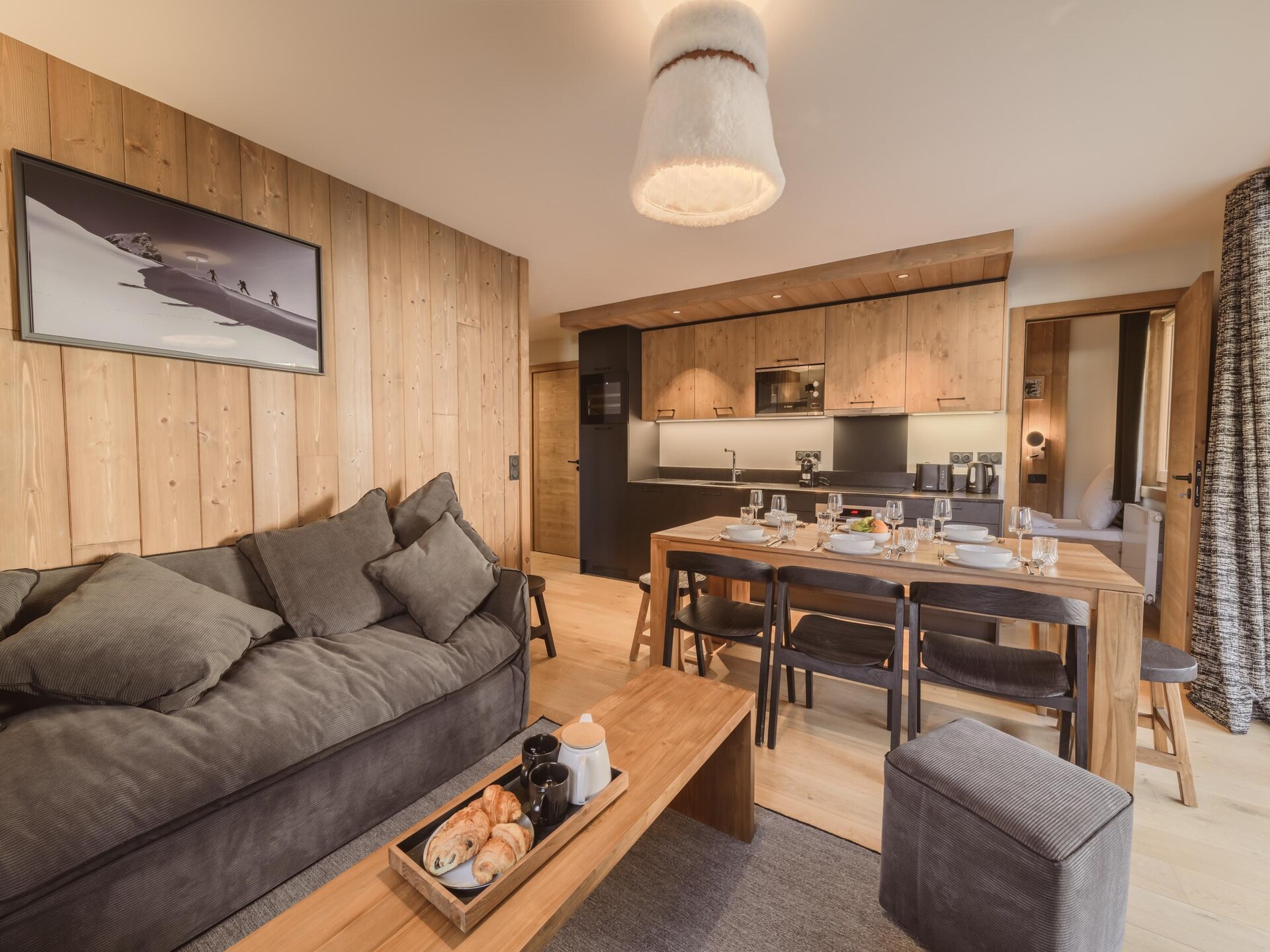Ruim appartement voor 8 personen in authentiek Megève, vlakbij de pistes - foto 3