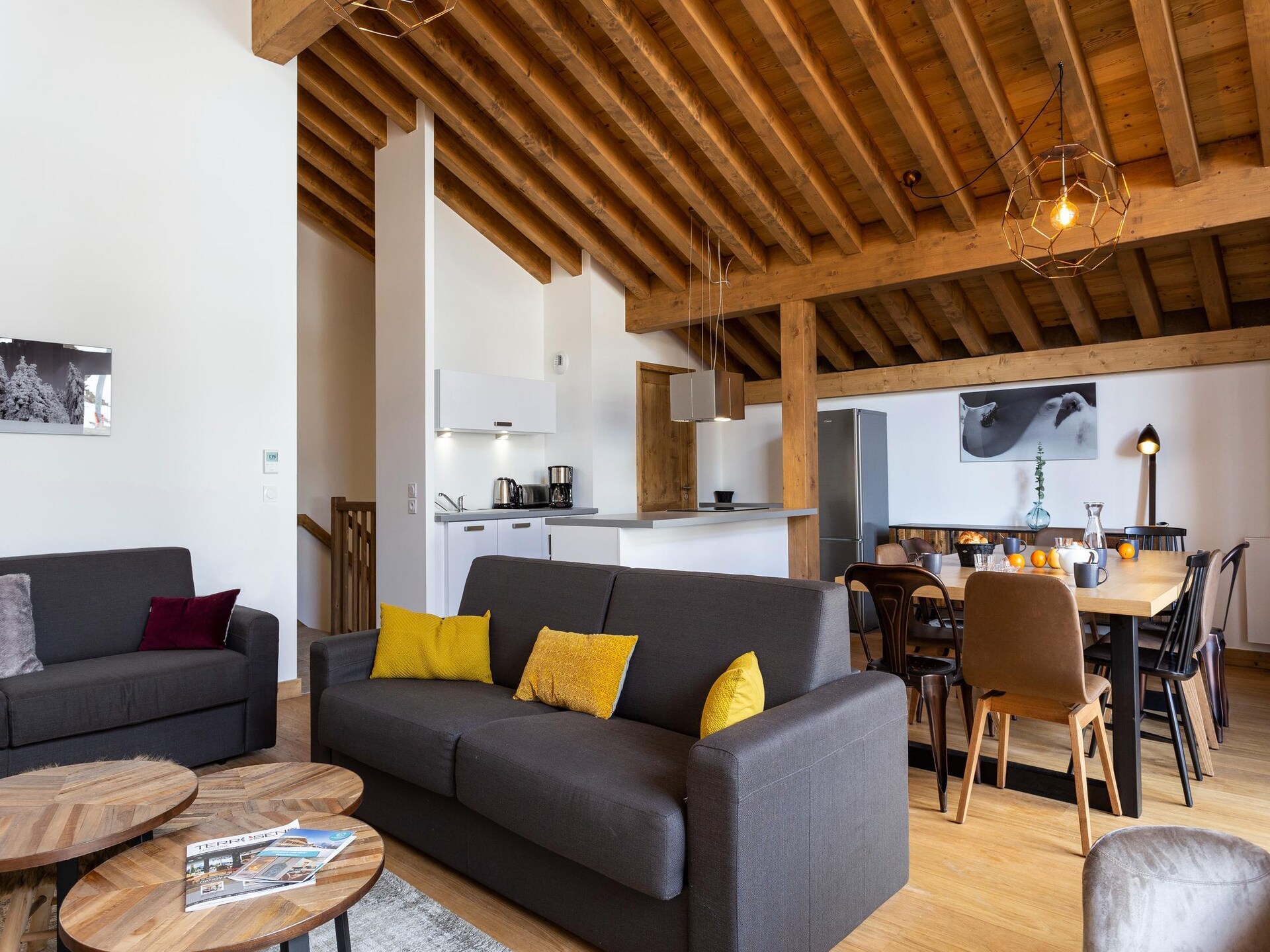 Le Diamant des Neiges-A38S: Ski-in ski-out appartement voor 8 in La Plagne - foto 9