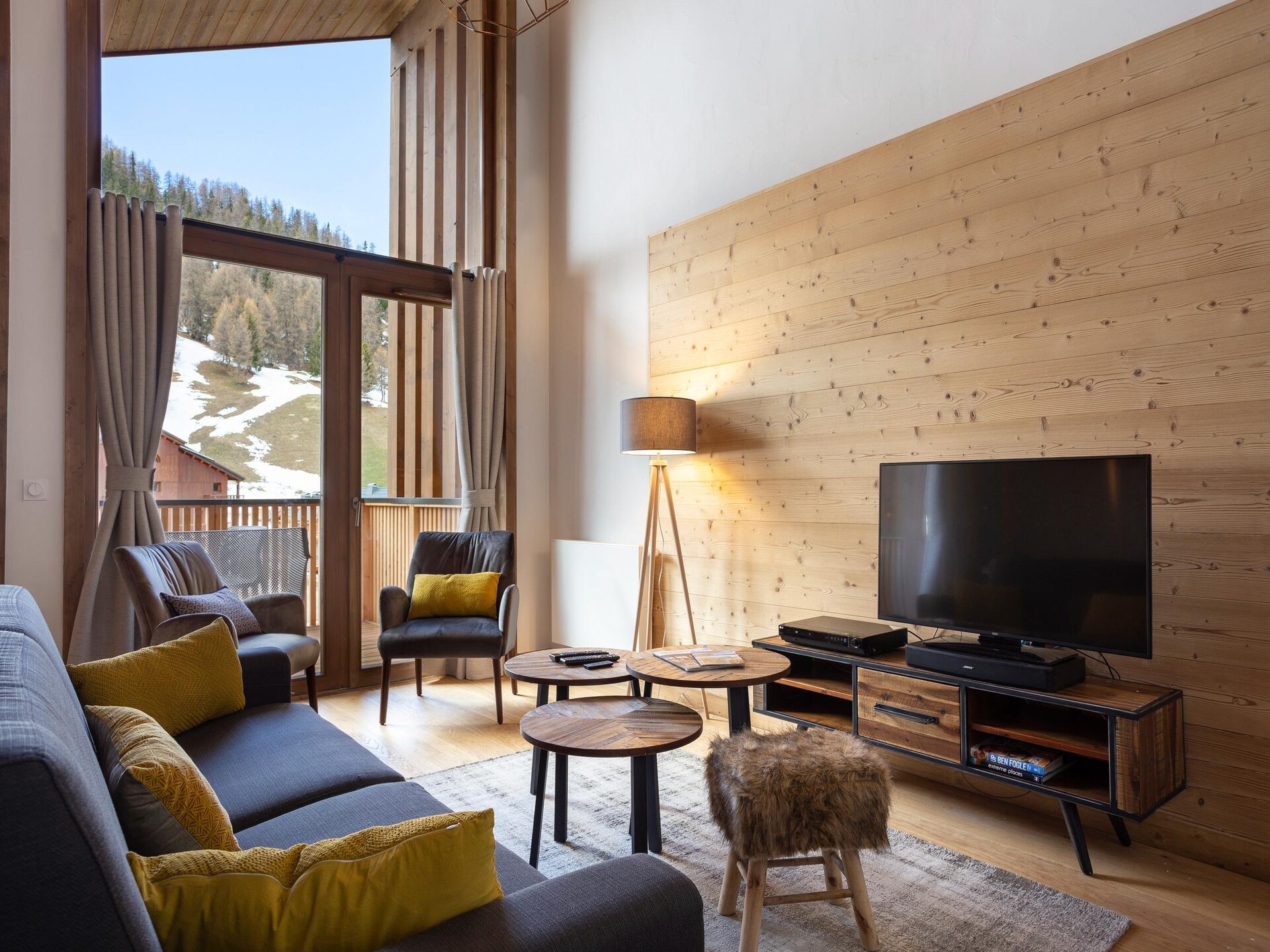 Le Diamant des Neiges-A38S: Ski-in ski-out appartement voor 8 in La Plagne - foto 11