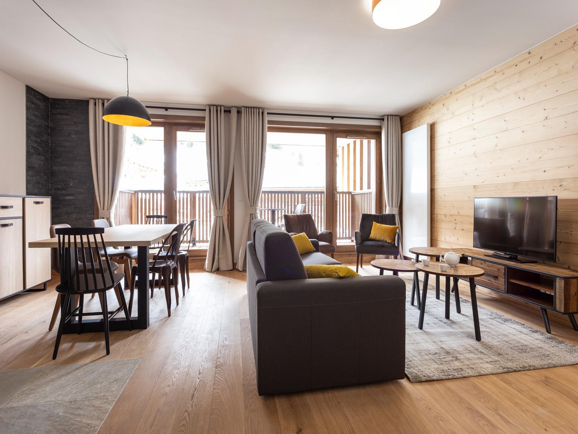 Le Diamant des Neiges-A38S: Ski-in ski-out appartement voor 8 in La Plagne - foto 13