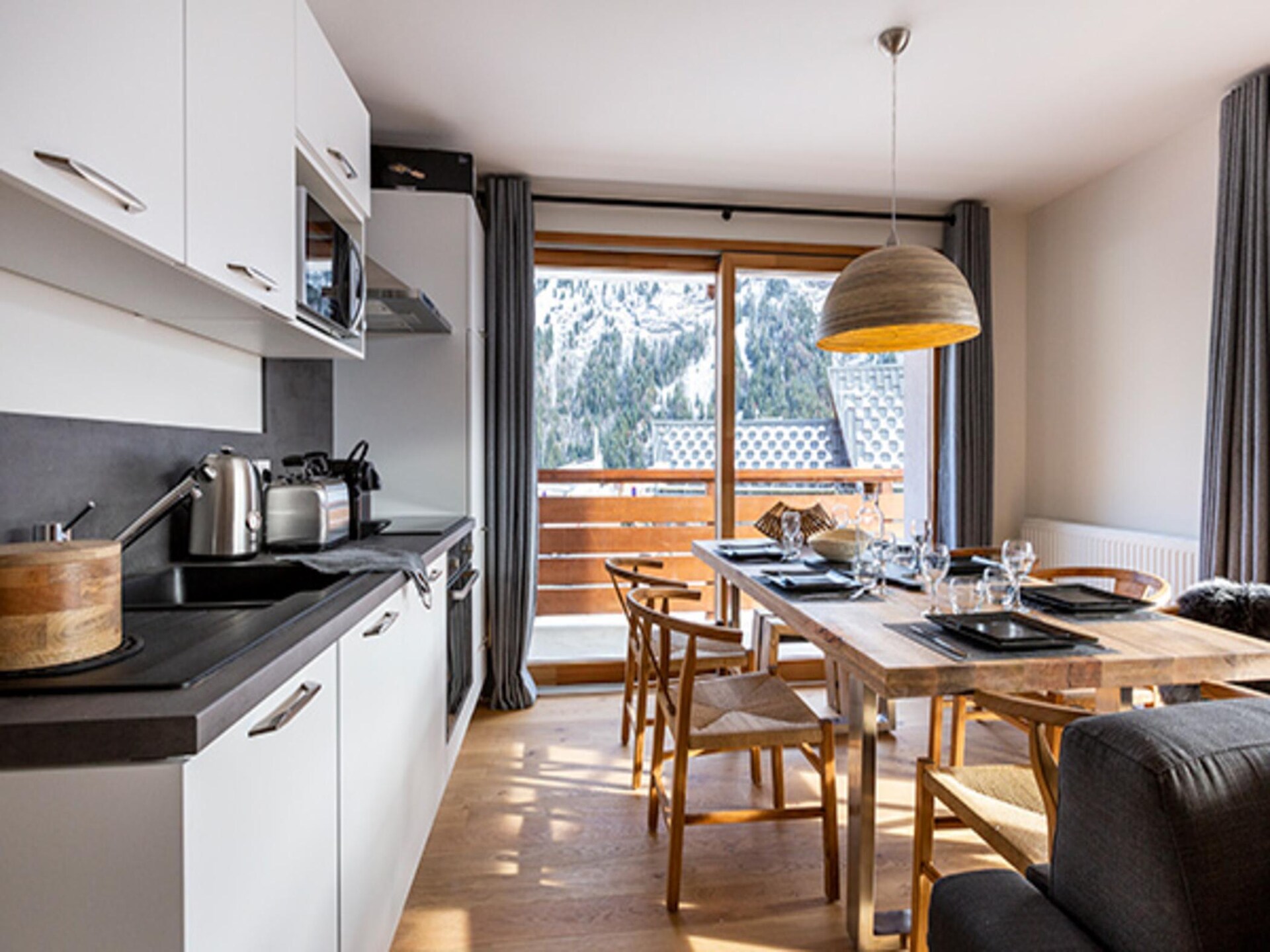 Appartement Vaujany met balkon en uitzicht op de Grandes Rousses - foto 5