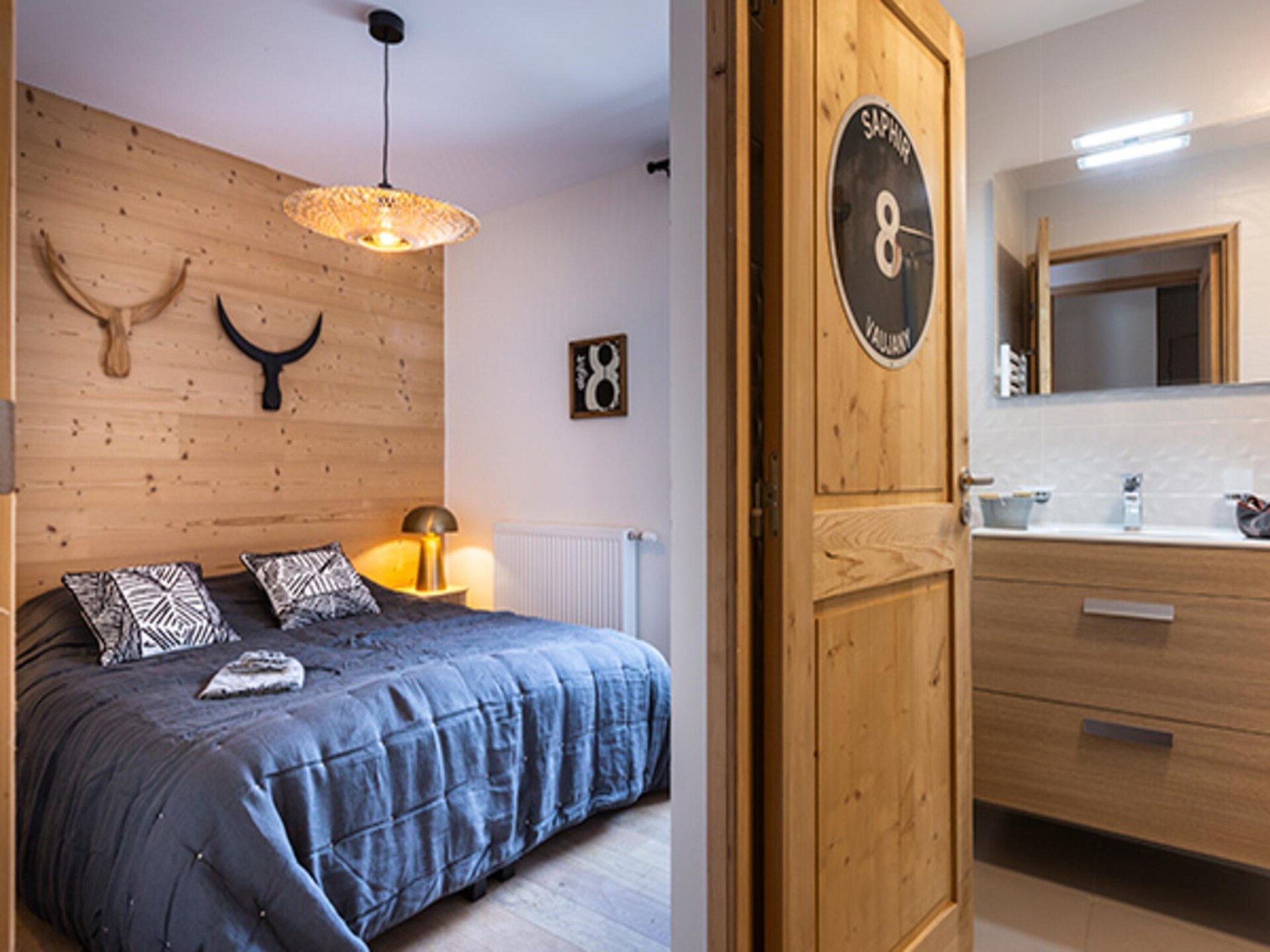Appartement Vaujany met balkon en uitzicht op de Grandes Rousses - foto 19