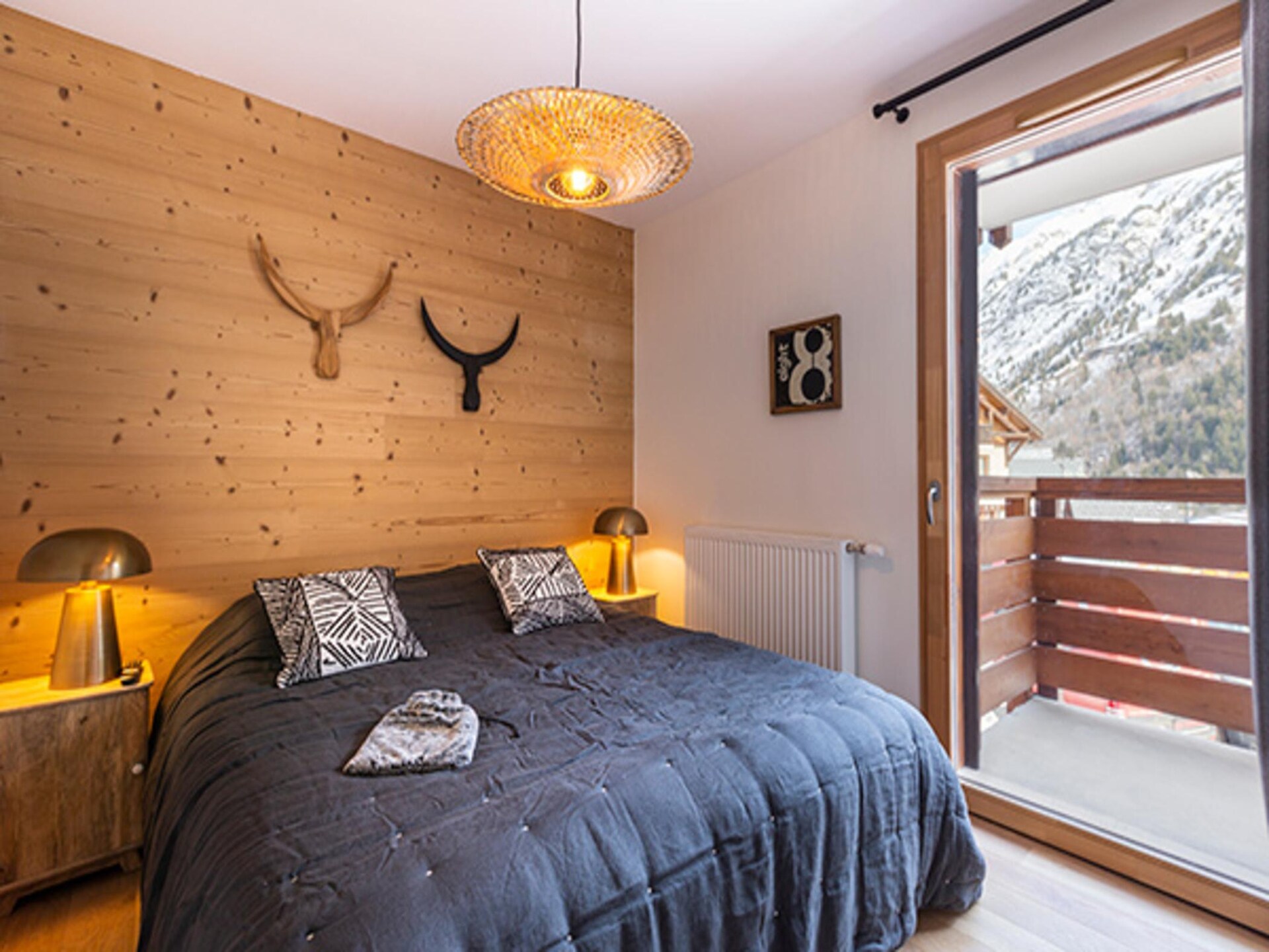 Appartement Vaujany met balkon en uitzicht op de Grandes Rousses - foto 20