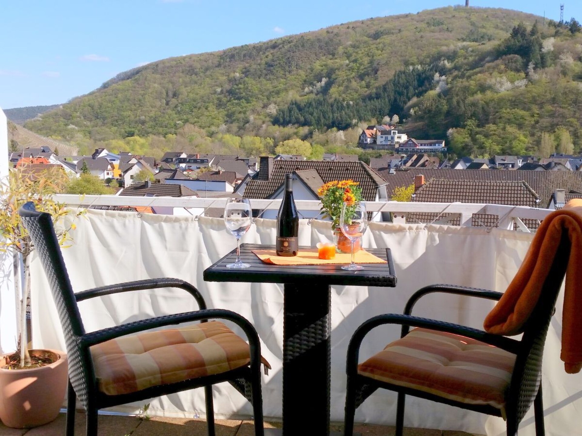 Romantisch wellness-appartement met bubbelbad en wijngaardzicht - foto 17