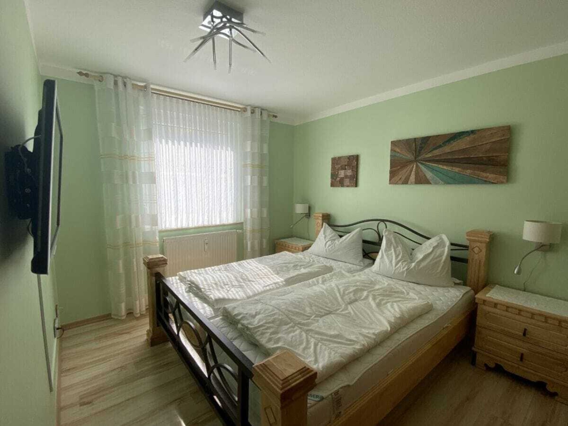 Licht appartement met 2 slaapkamers, WiFi & terras nabij de Oostzee in Zingst - foto 9