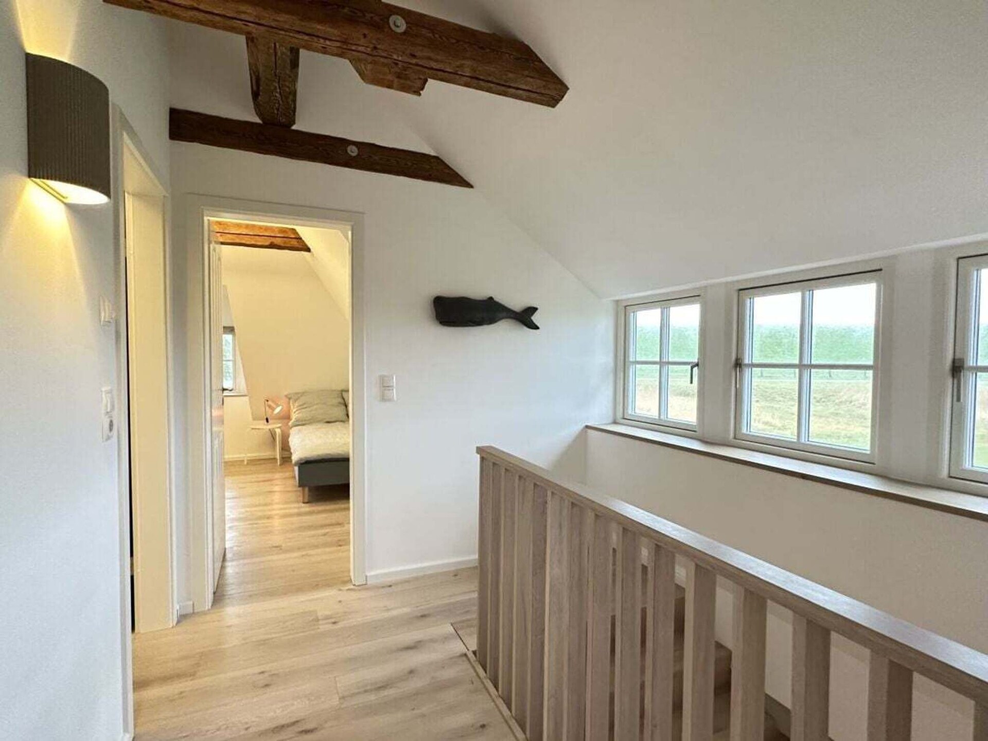 Stijlvol appartement met rieten dak aan de Noordzeekust bij Westerhever - foto 14