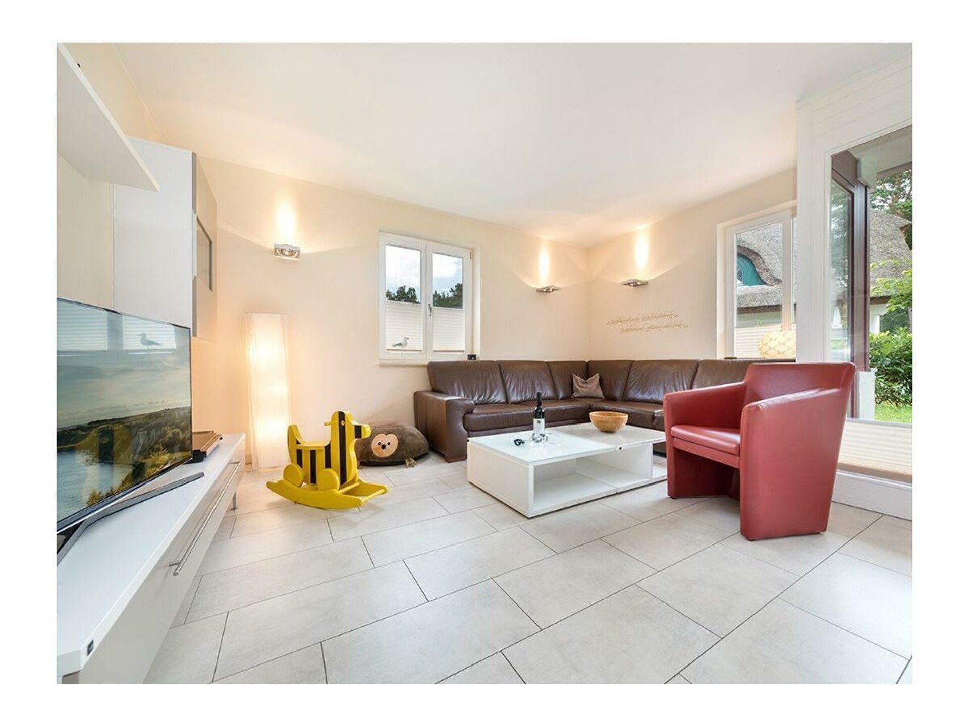Modern vakantiehuis in Glowe, 200m van centrum, 6 personen - foto 5