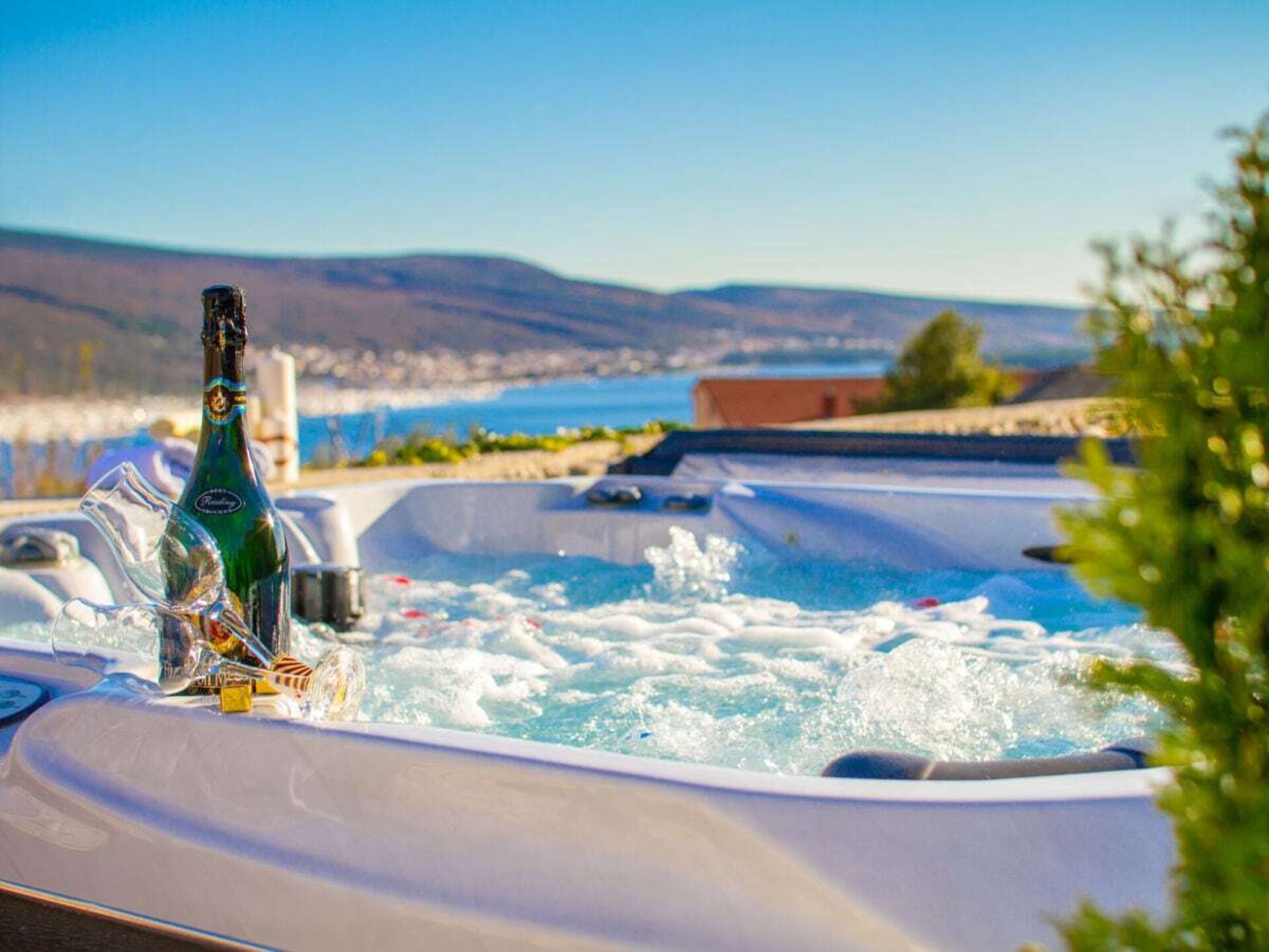 Villa met panoramisch dakterras, zwembad en sauna in Kornić - foto 13