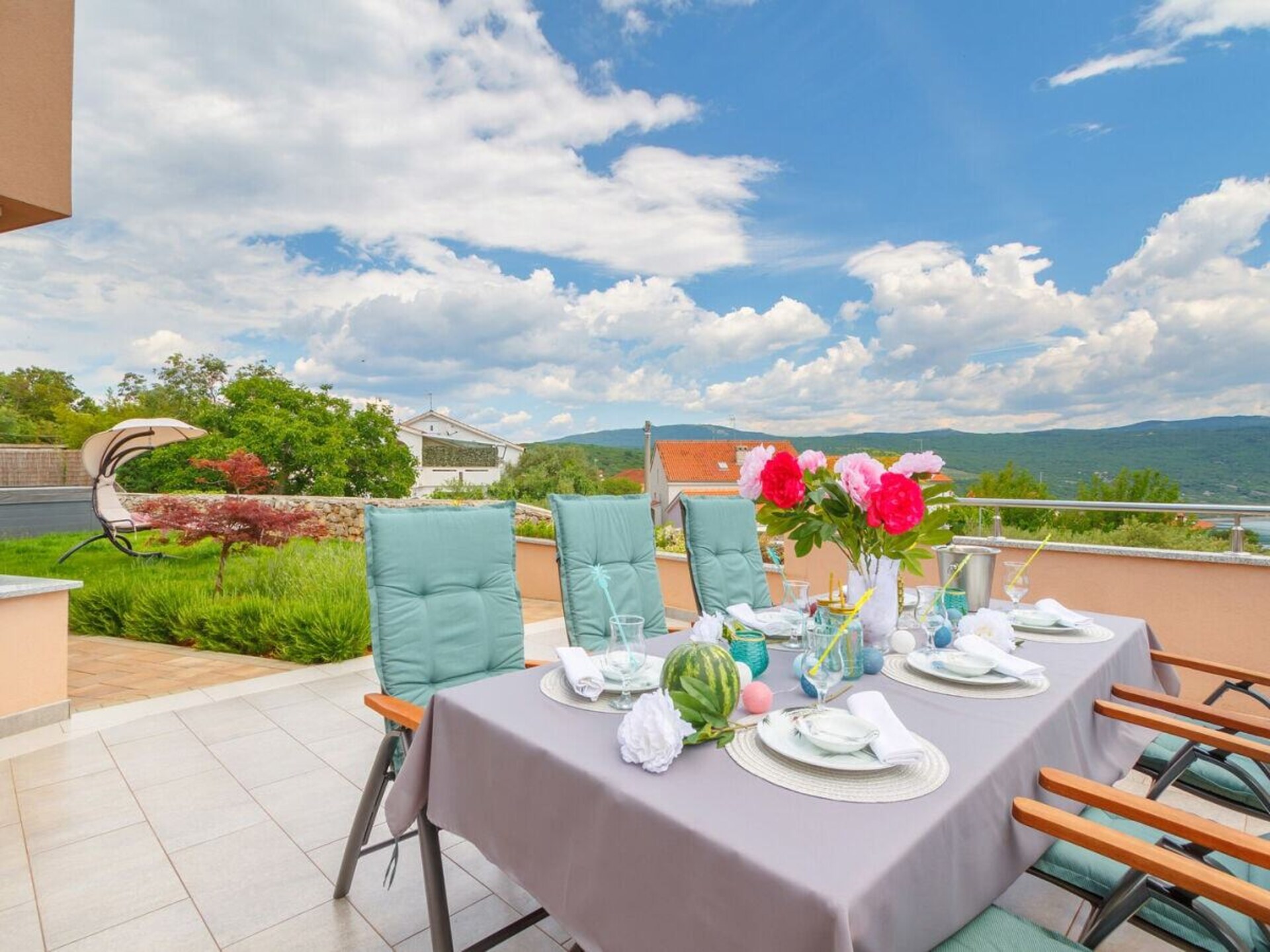 Villa met panoramisch dakterras, zwembad en sauna in Kornić - foto 19