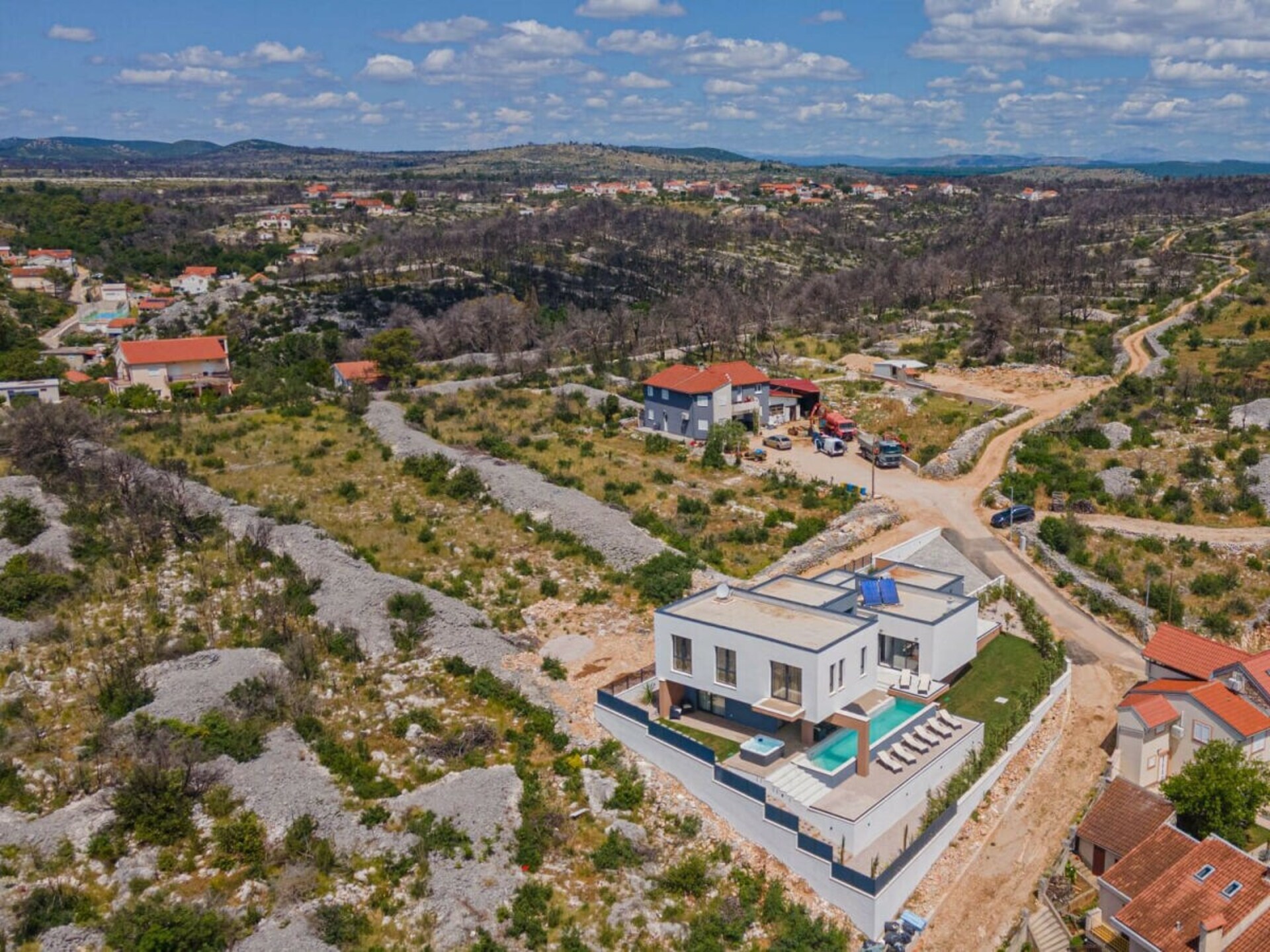 Modern appartement voor 8 met privézwembad, sauna en jacuzzi in Zaton - foto 48